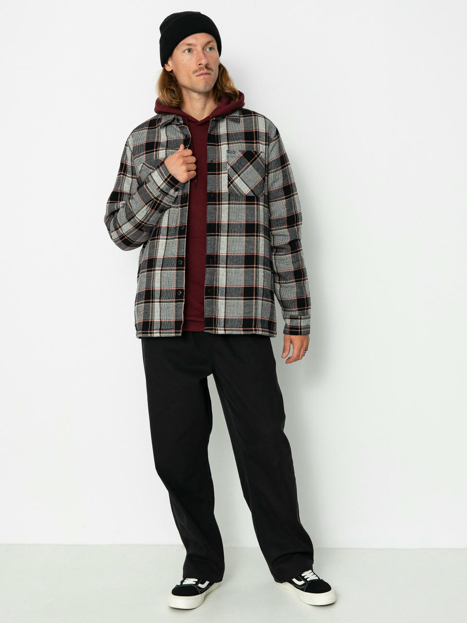 Сорочка Volcom Brickstone Lined Flannel Ls (dirty white)