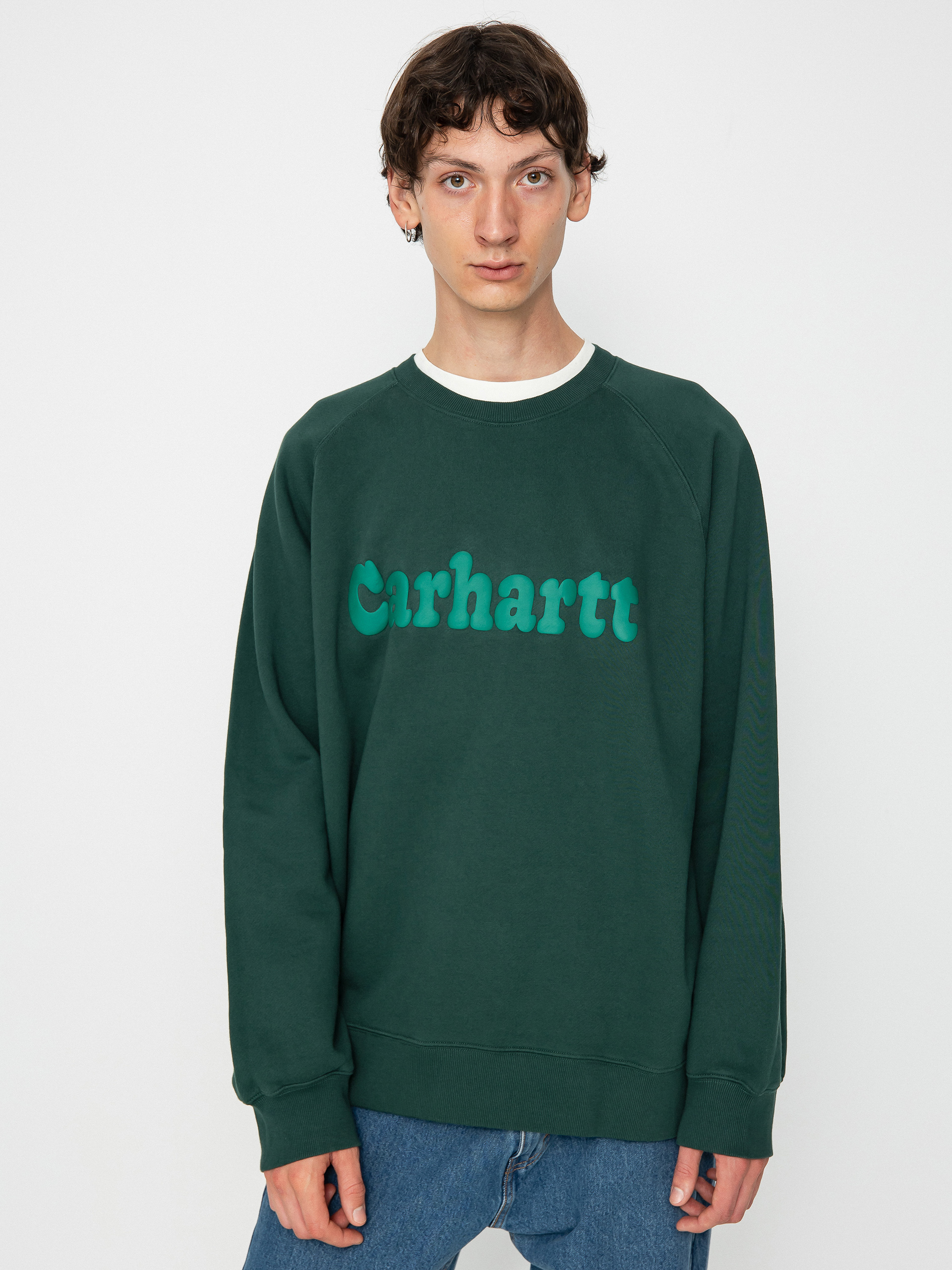 u0421u0432u0456u0442u0448u043eu0442 Carhartt WIP Bubbles (discovery green/green)
