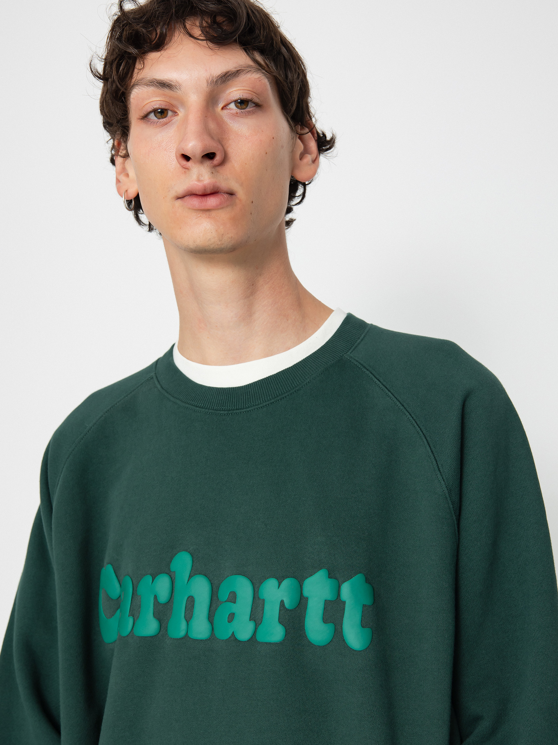 Світшот Carhartt WIP Bubbles (discovery green/green)