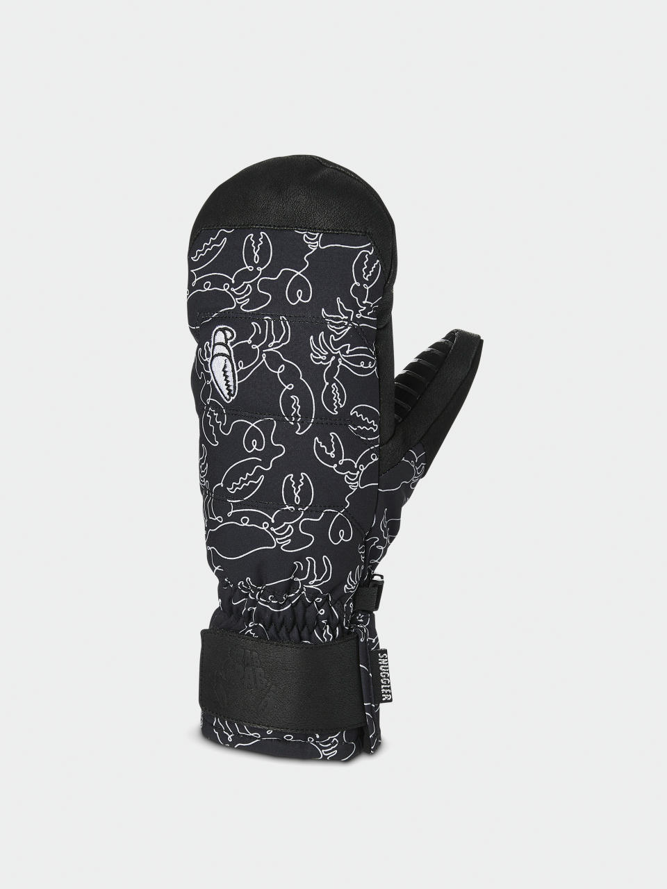 Рукавиці Crab Grab Snuggler Mitt Wmn (crab doodle black)