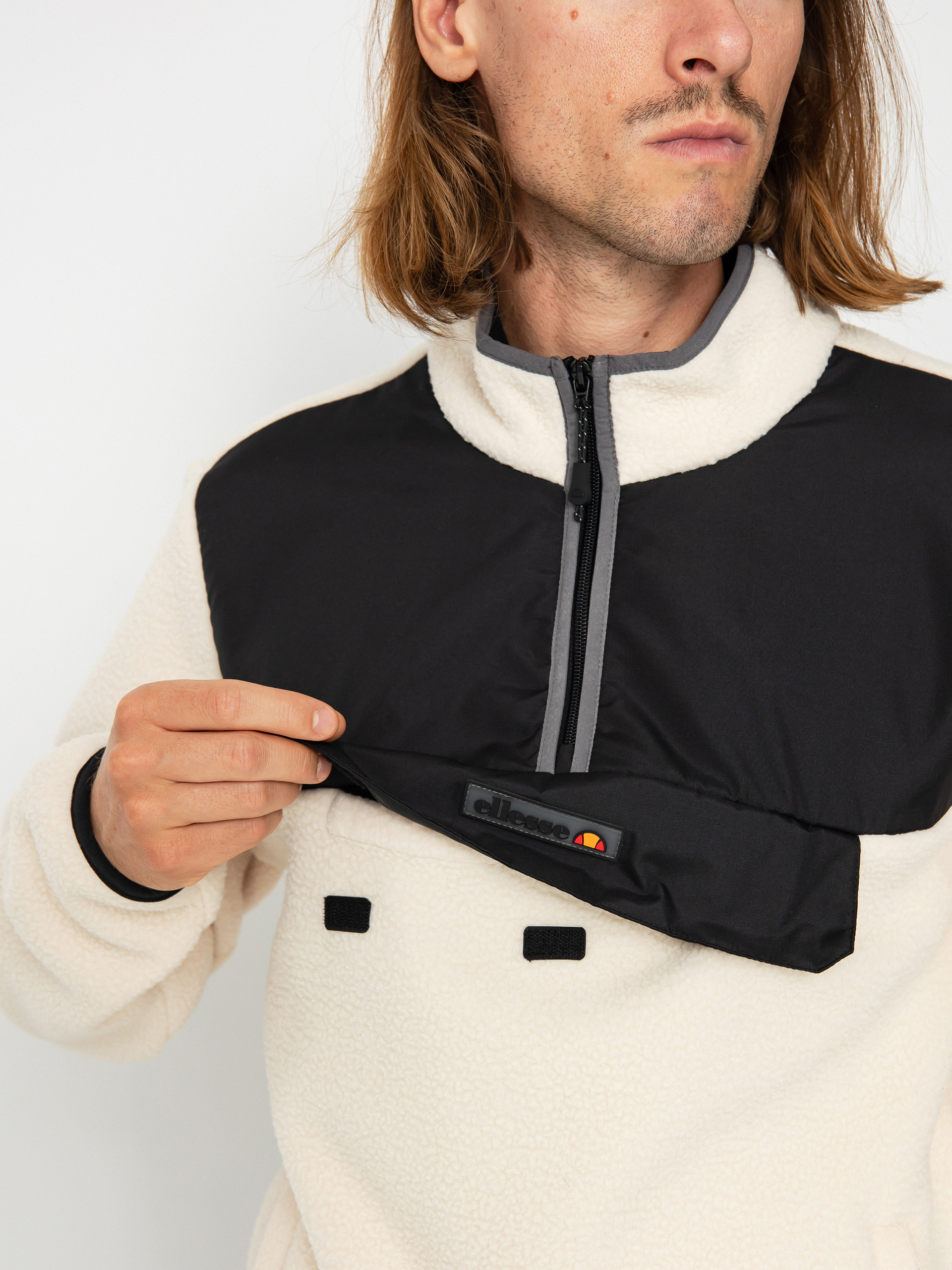 Чоловічий Флісовий светр Ellesse Zinco Oh (off white)