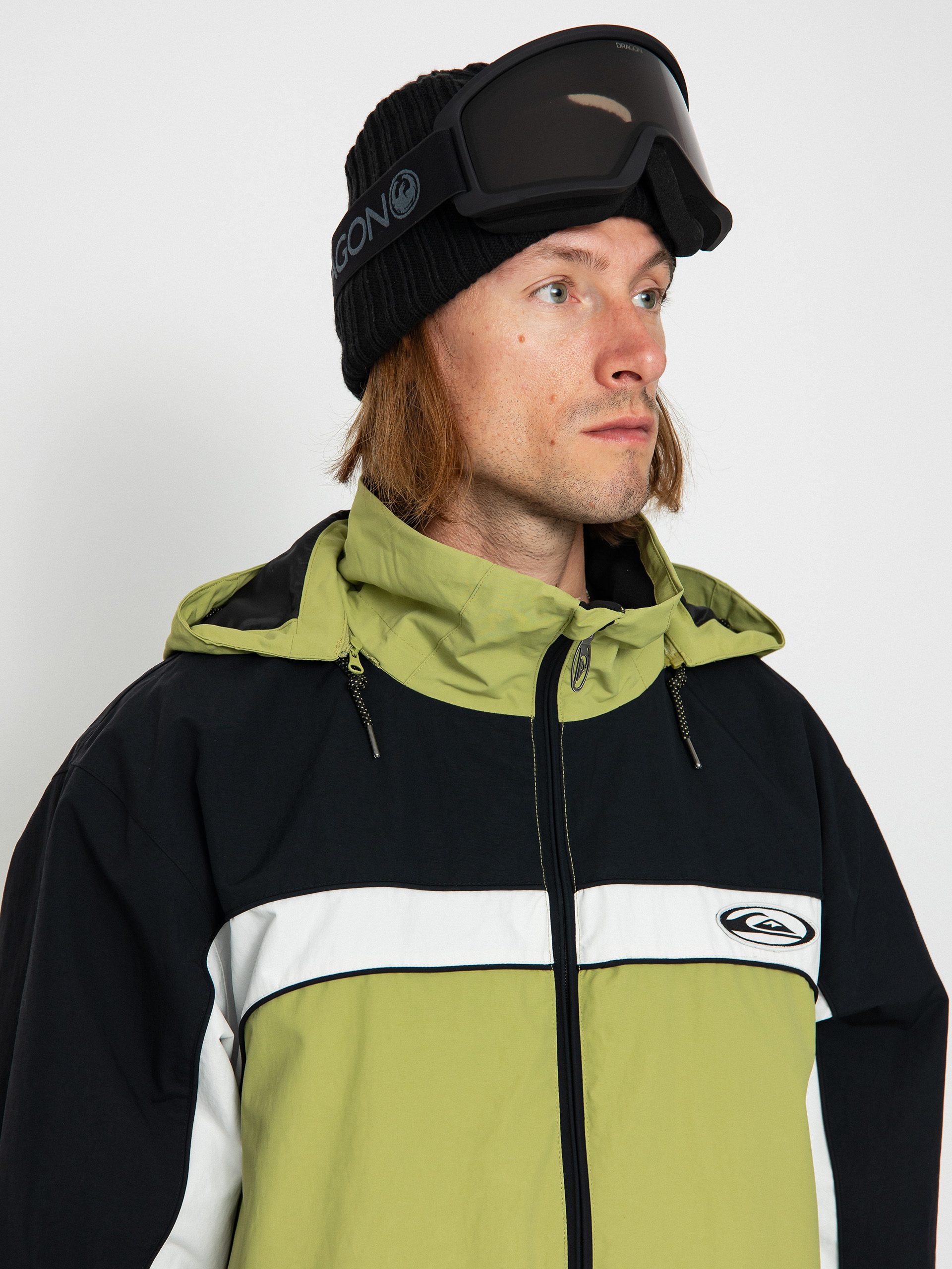 Чоловіча Сноубордична куртка Quiksilver Live Wire (green olive)