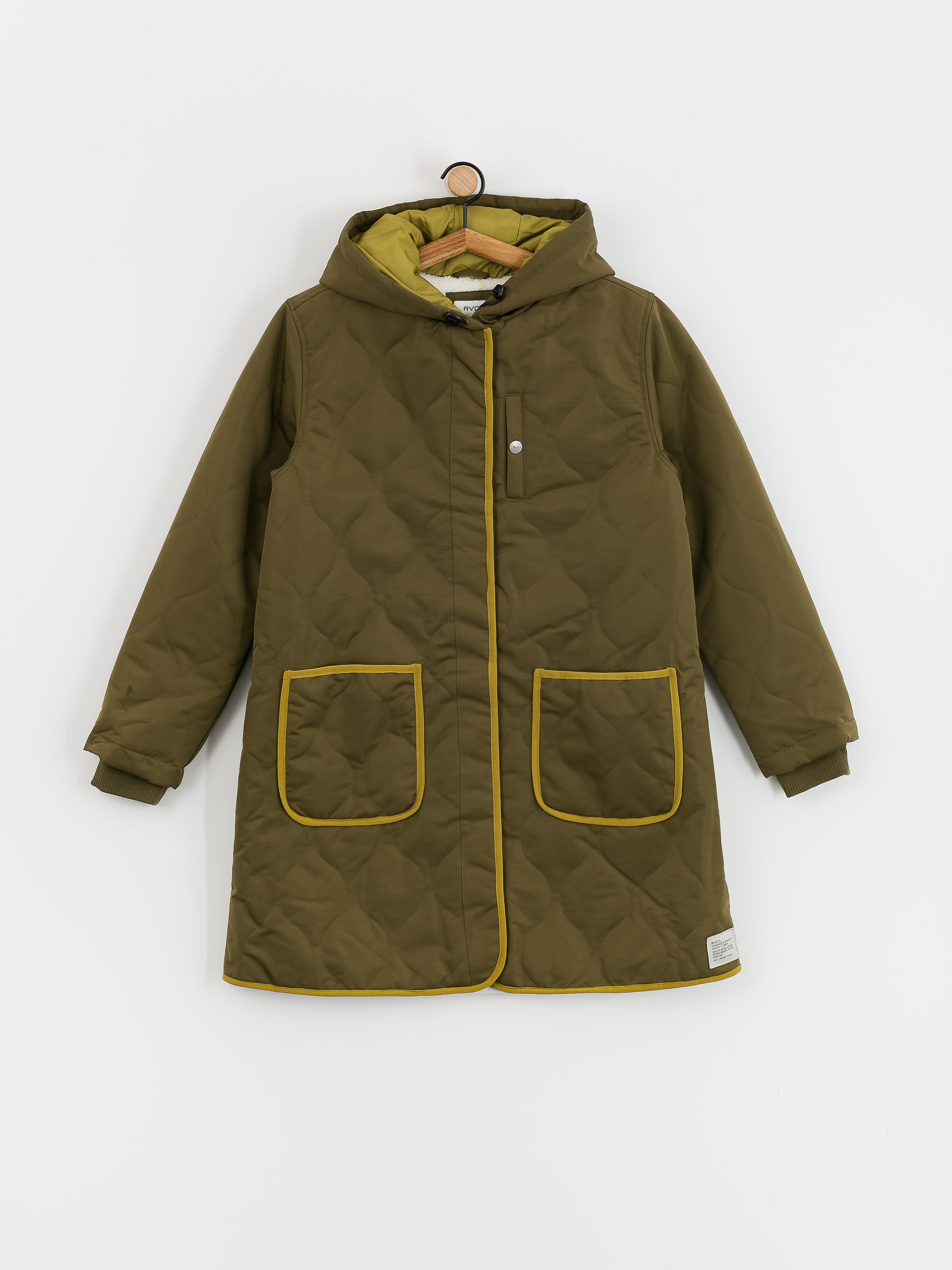 Куртка RVCA Jean Parka Wmn (dark chocolate/dark orange)