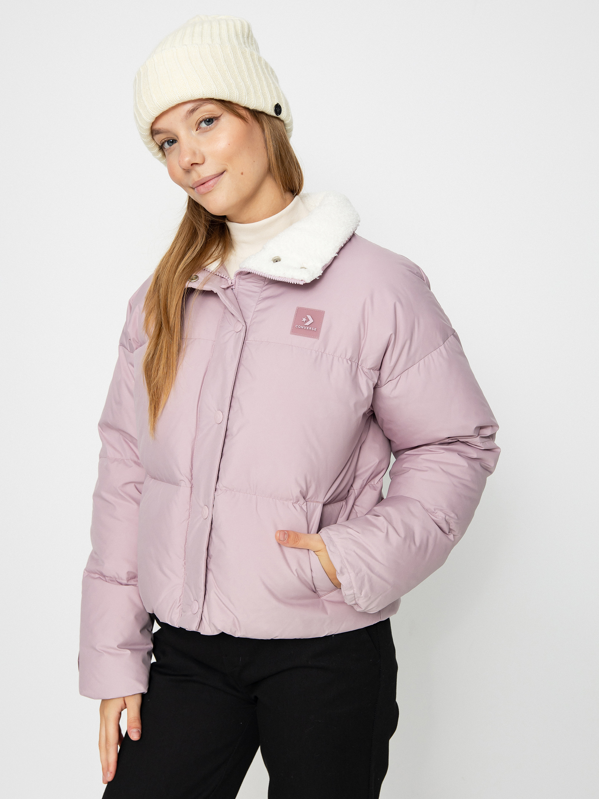 Куртка Converse Short Down Jacket Wmn (phantom violet)