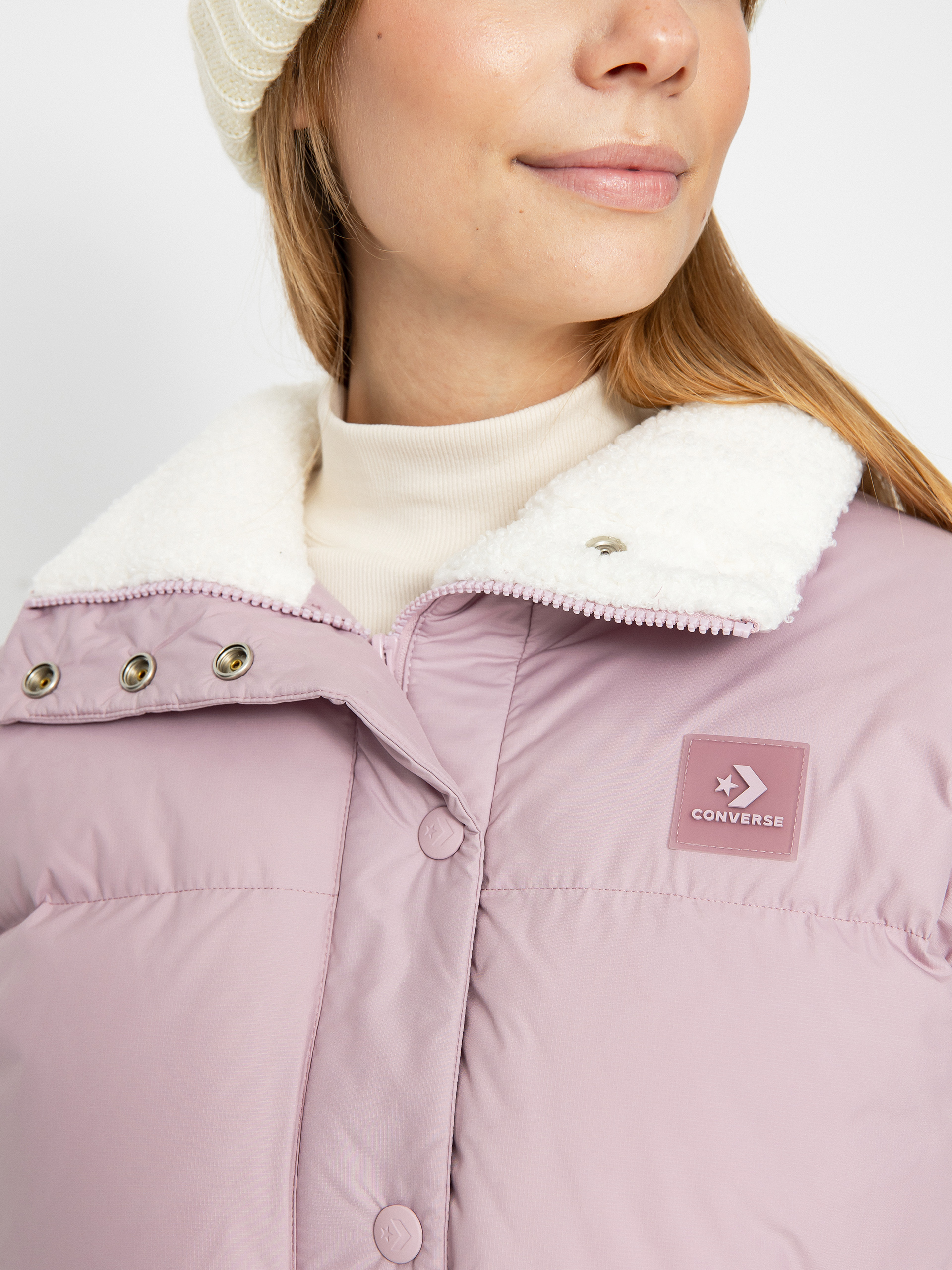 Куртка Converse Short Down Jacket Wmn (phantom violet)