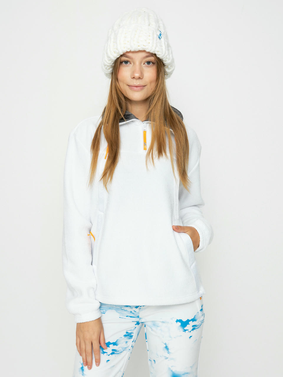 Флісовий светр Roxy Chloe Kim Wmn (bright white)