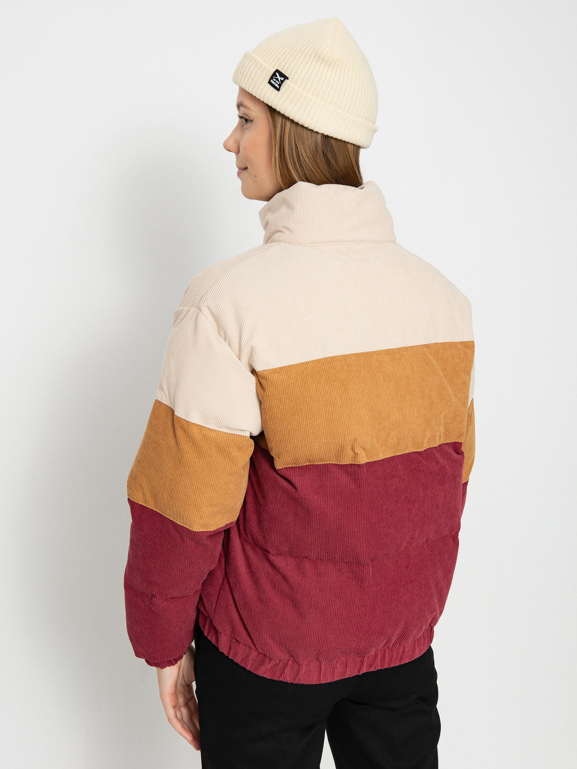 Куртка Iriedaily Cordy Puffer Wmn (dark red)