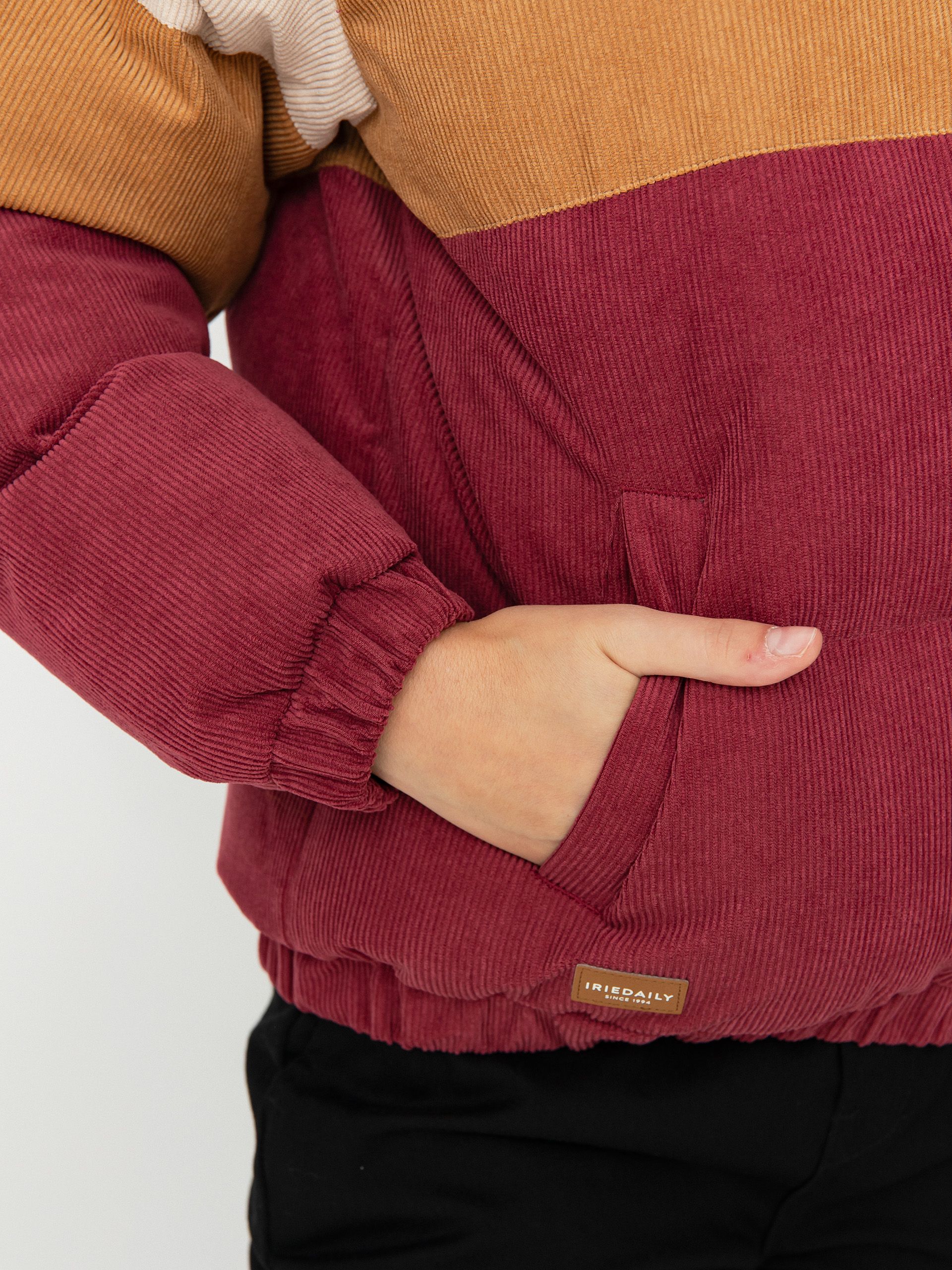 Куртка Iriedaily Cordy Puffer Wmn (dark red)