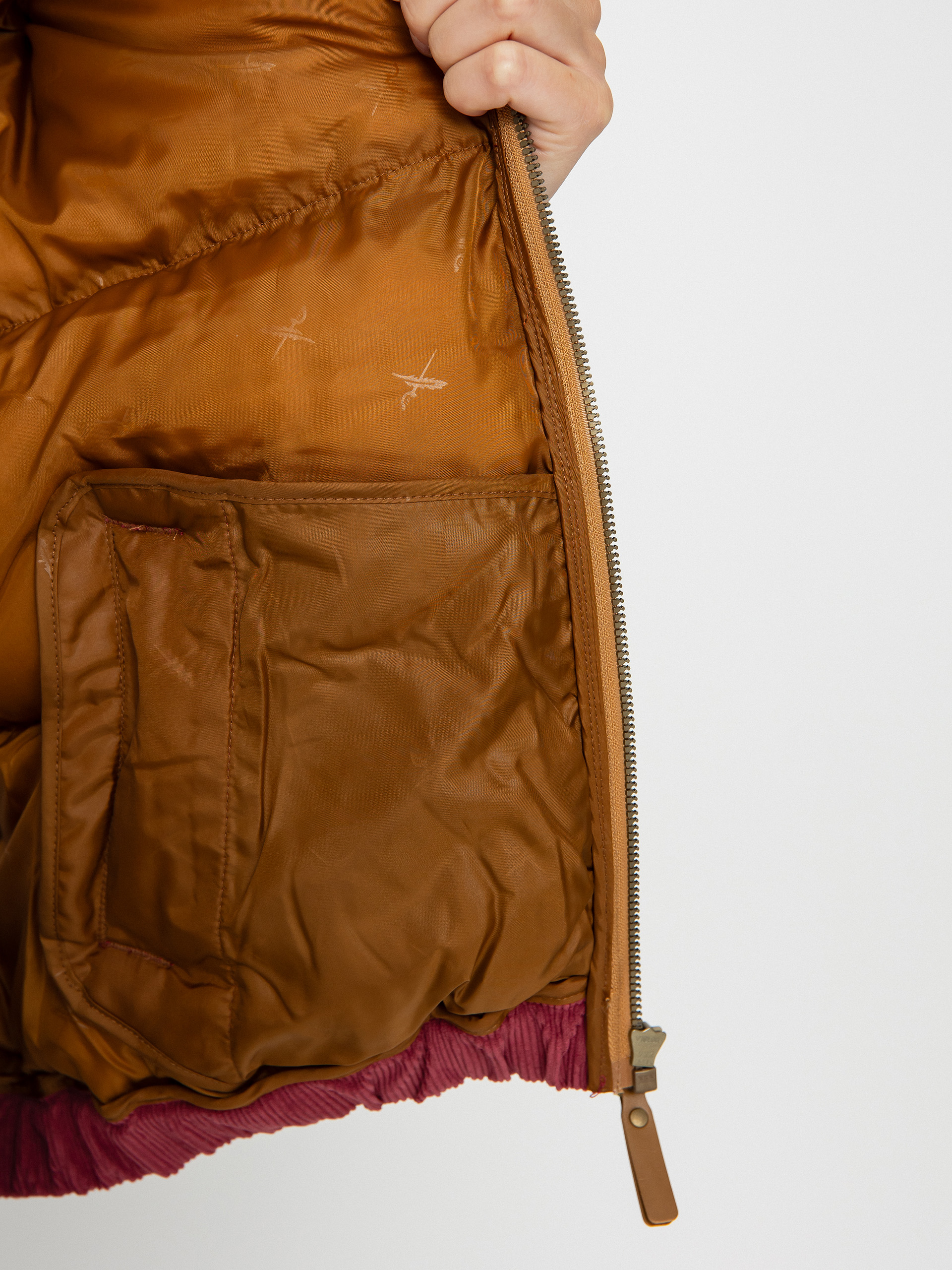 Куртка Iriedaily Cordy Puffer Wmn (dark red)