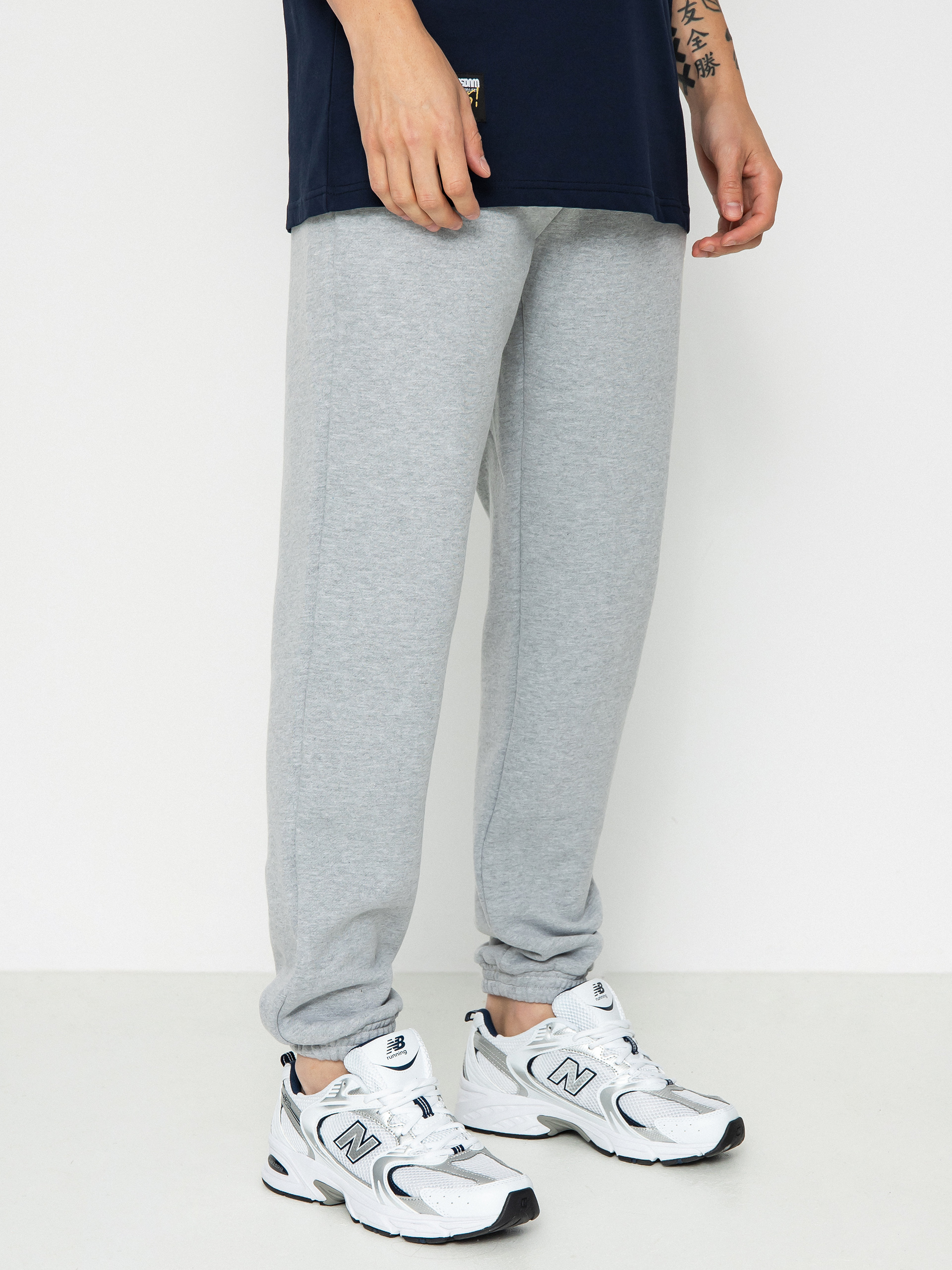Штани MassDnm Patch Straight Fit (light heather grey)