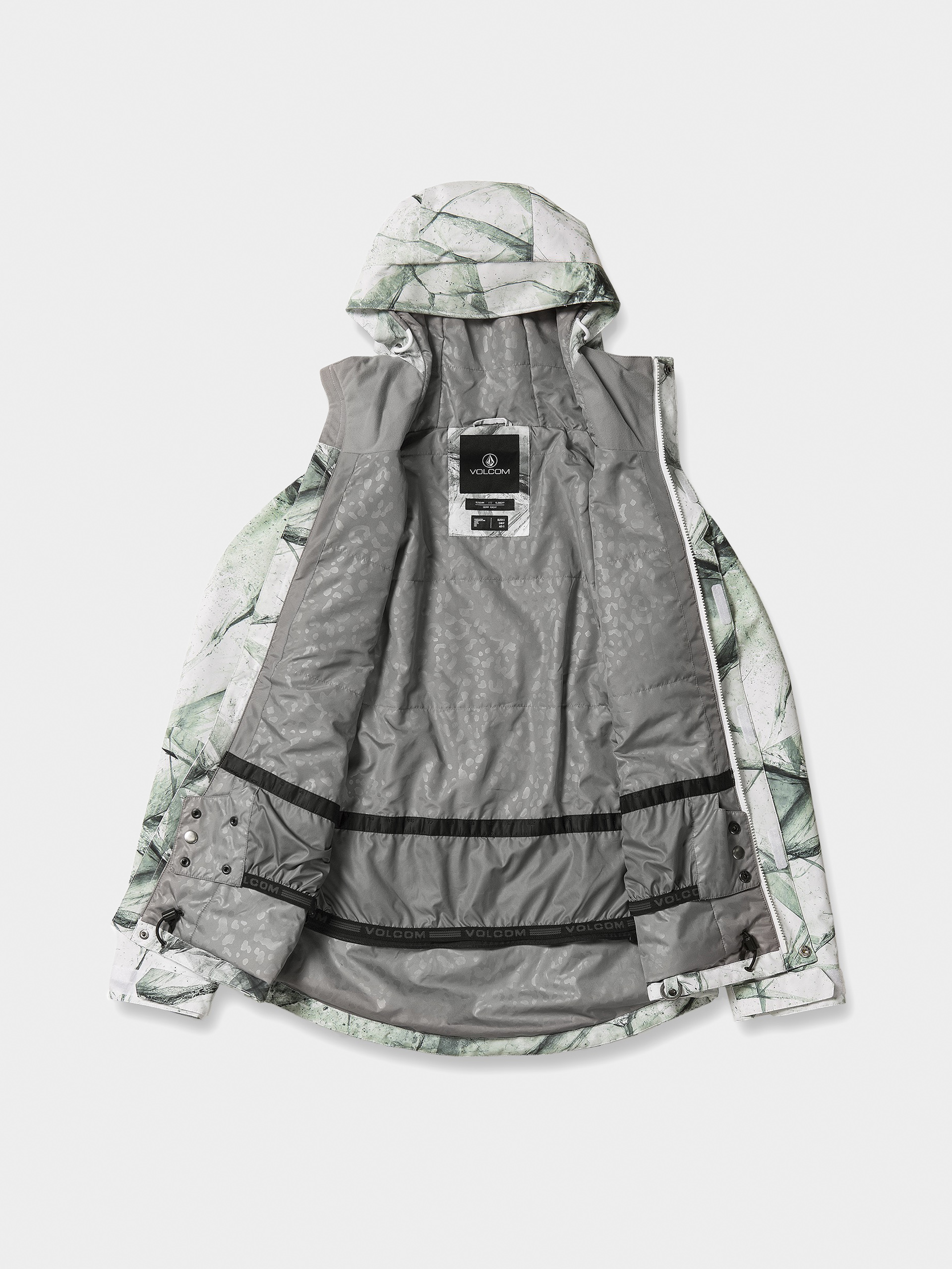 Жіноча Сноубордична куртка Volcom Bolt Ins (white ice)