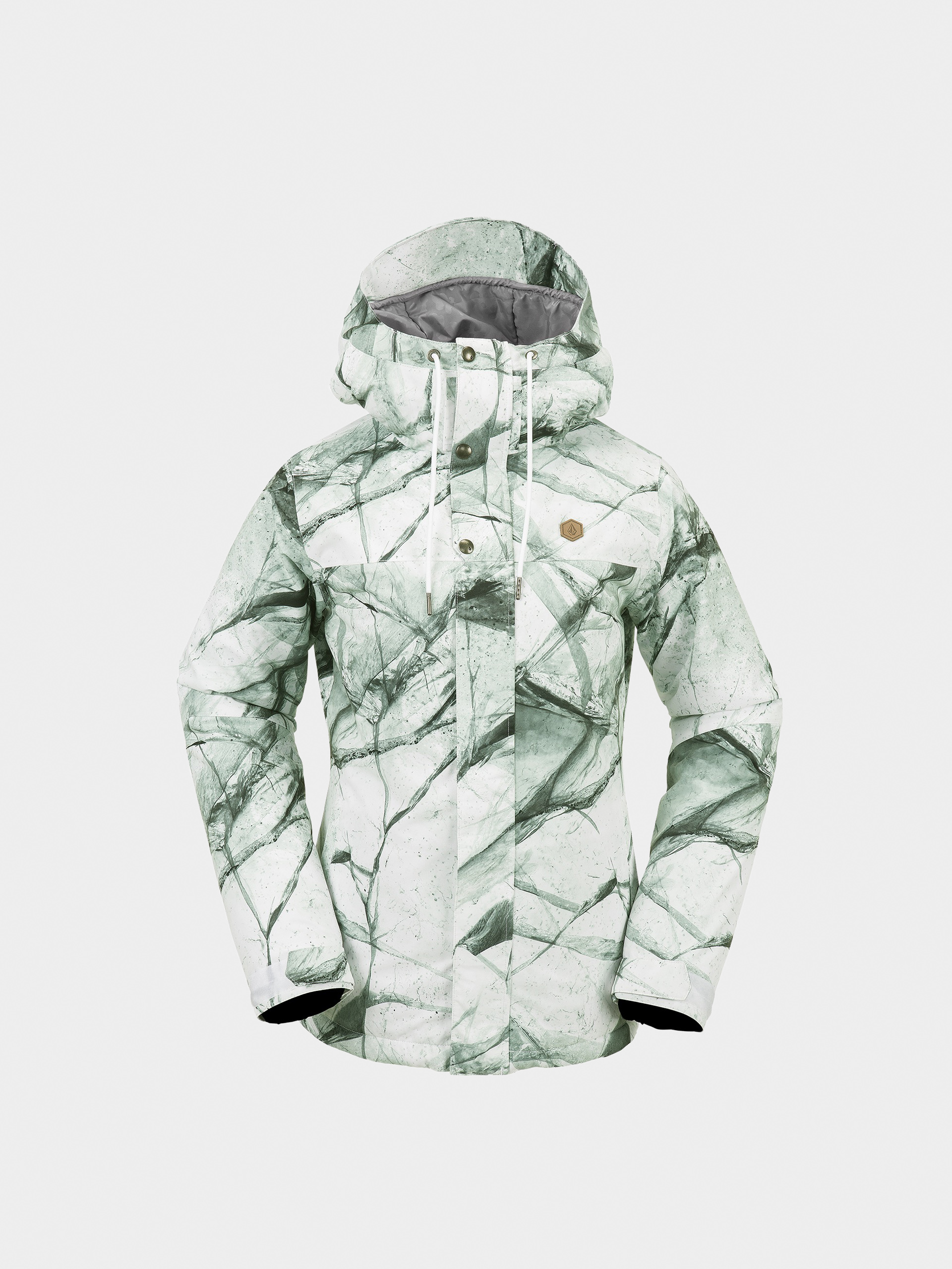Жіноча Сноубордична куртка Volcom Bolt Ins (white ice)