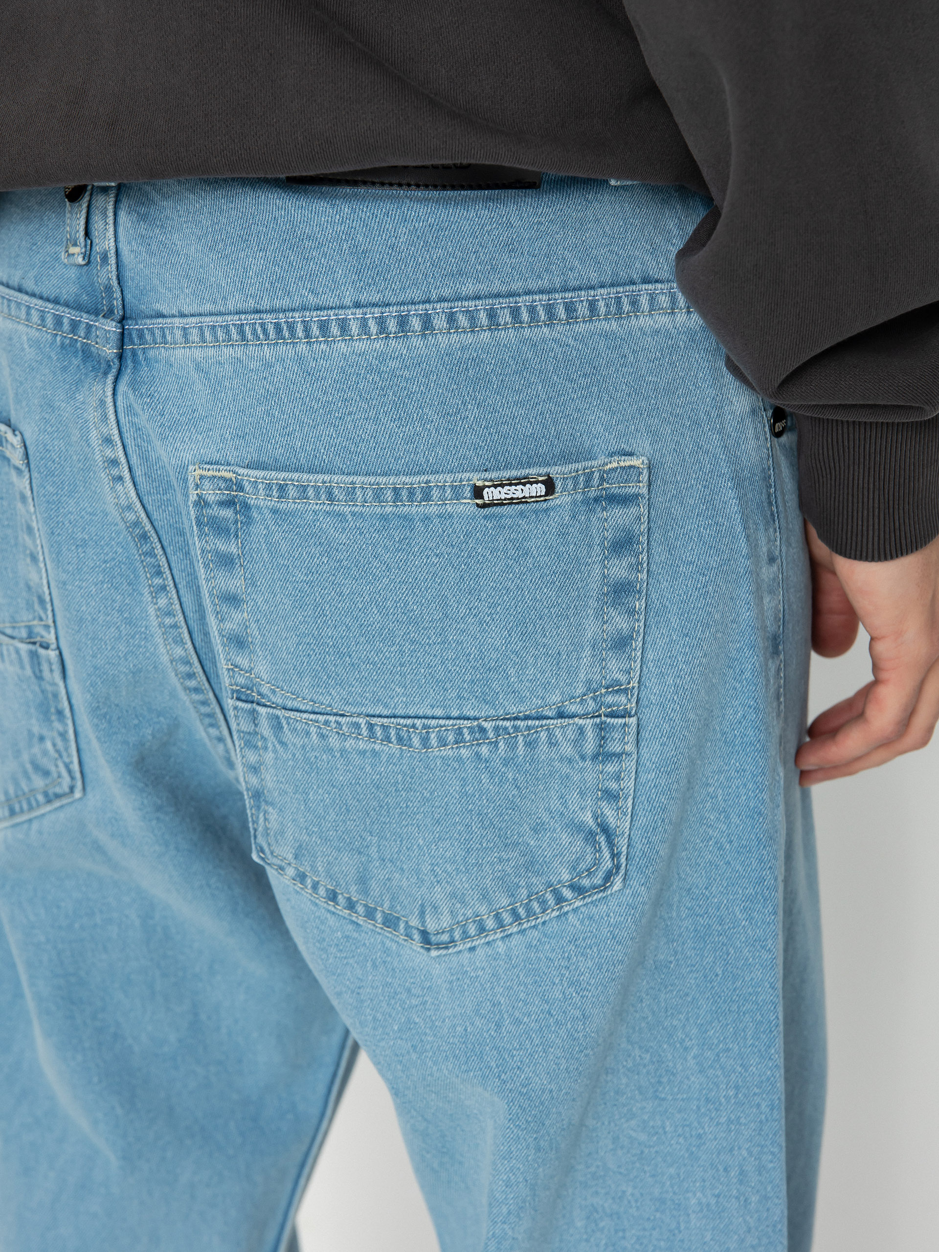 Штани MassDnm Slang Jeans Baggi Fit (Light Blue Stone Wash)