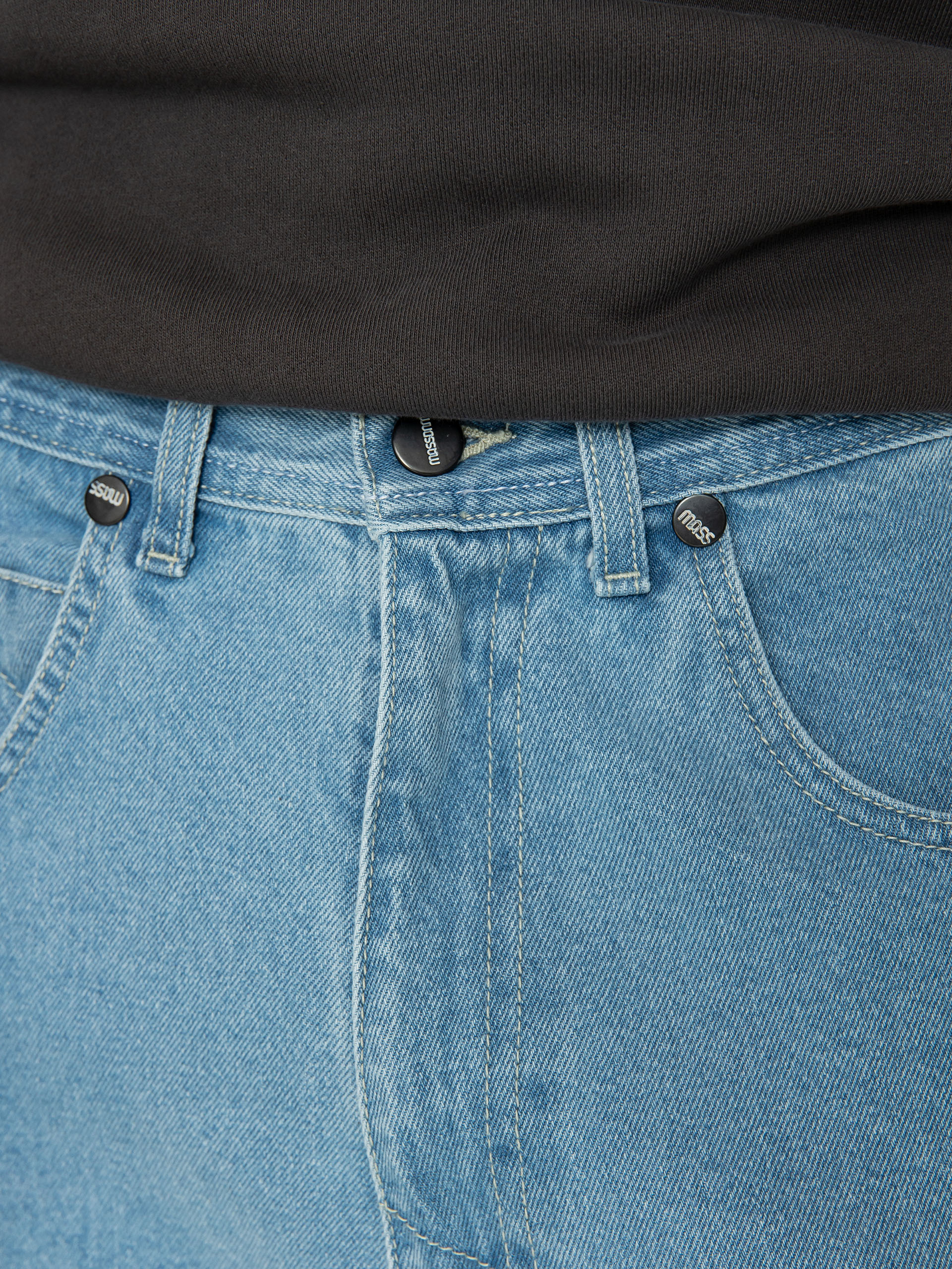 Штани MassDnm Slang Jeans Baggi Fit (Light Blue Stone Wash)