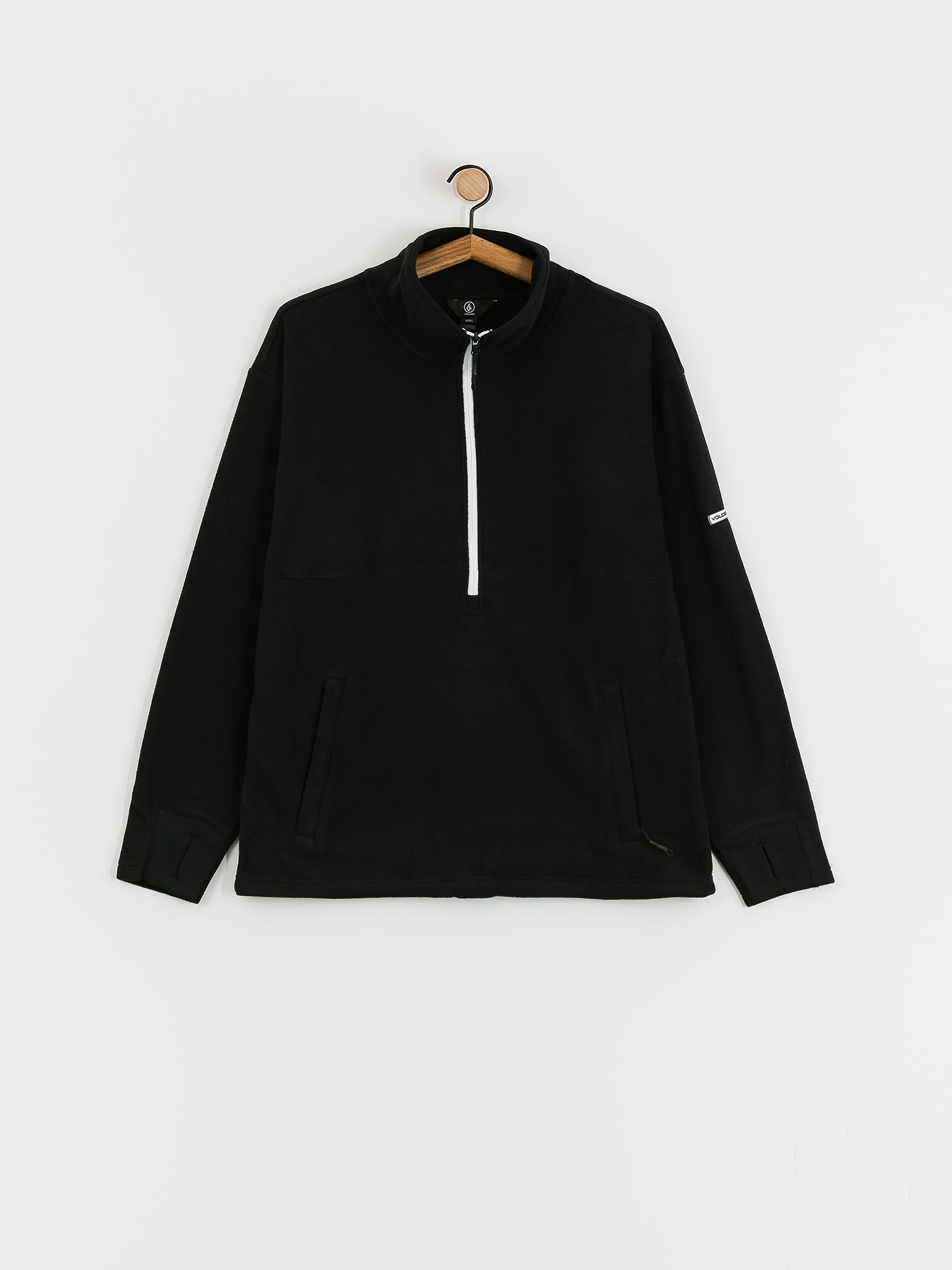 Чоловіча Термосвітшот Volcom Polar Mock 1/2 Zip (black)