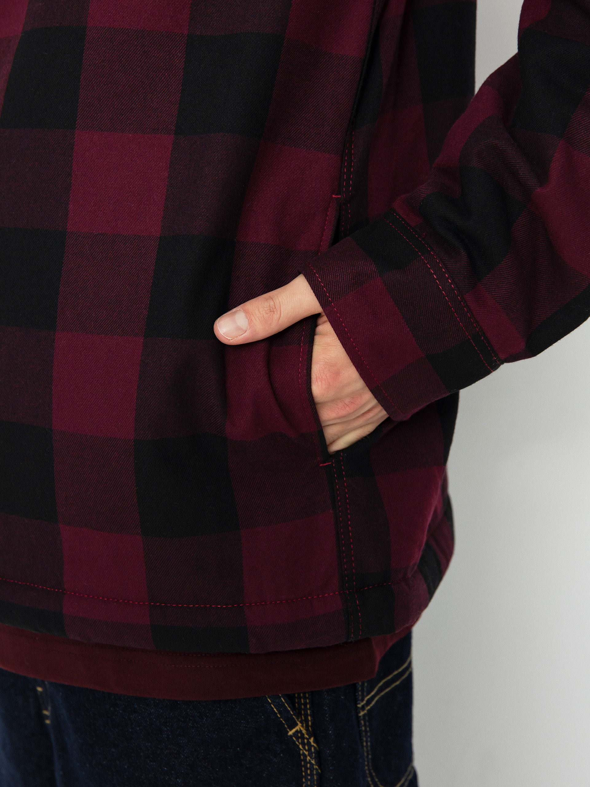 Сорочка Dickies Lined Sacramento (maroon)