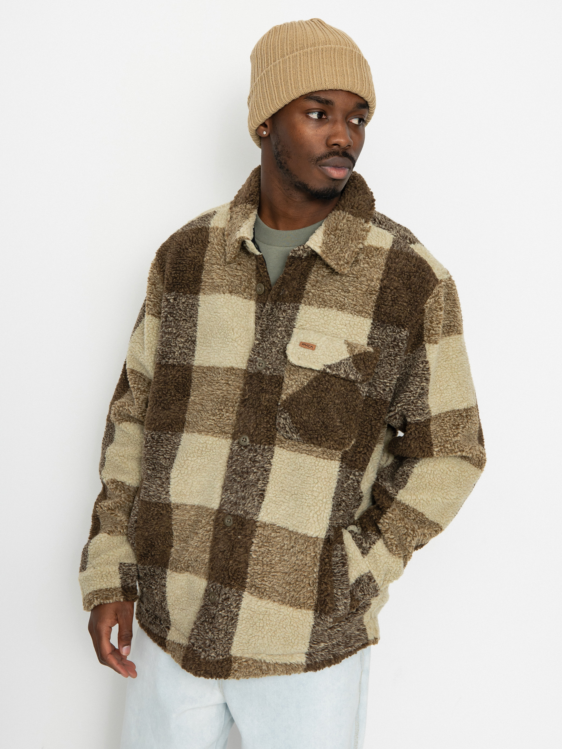 Куртка RVCA Lockheart Sherpa (khaki)