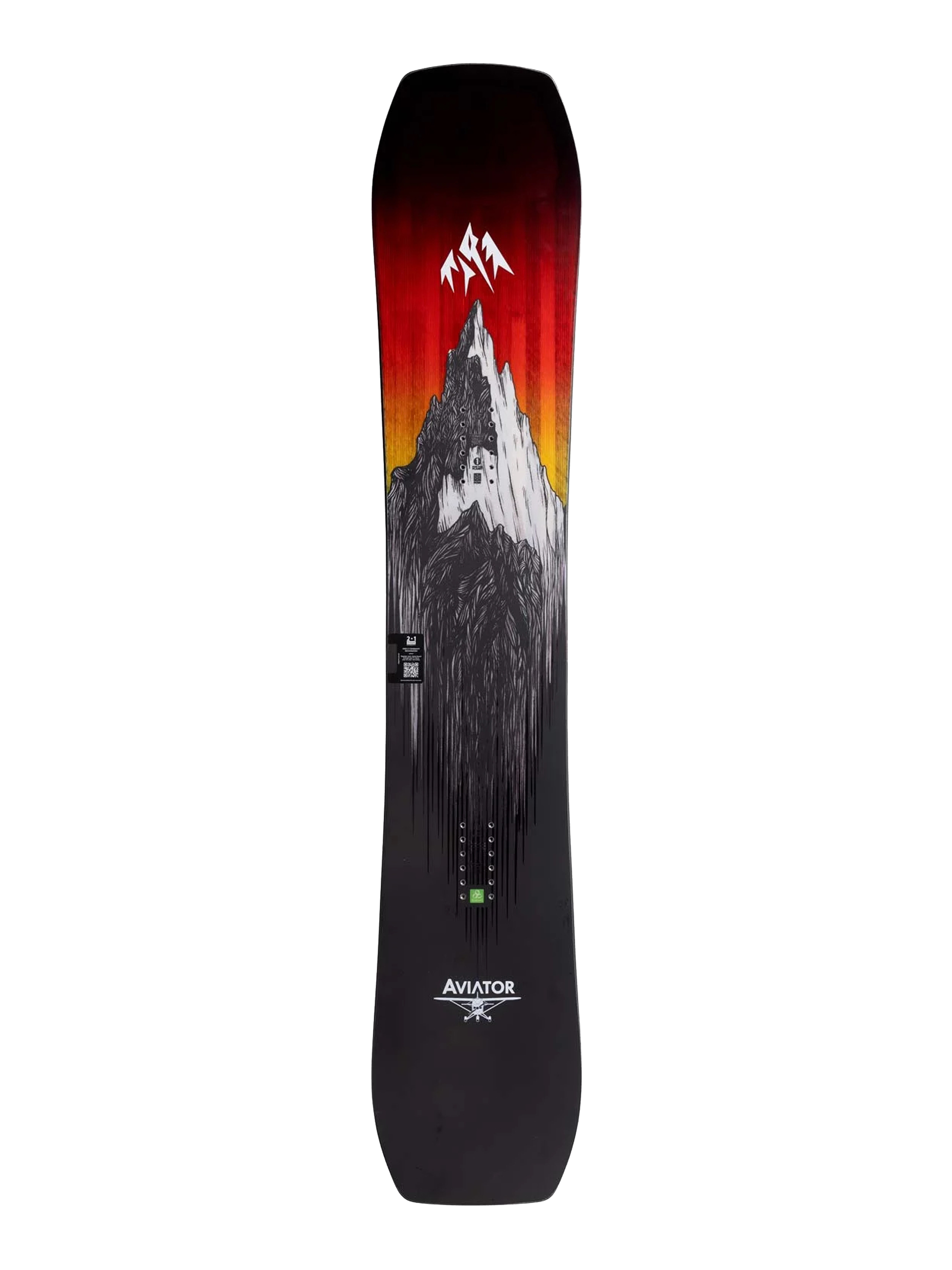 Чоловічий Сноуборд Jones Snowboards Aviator 2.0 (black/white/red)