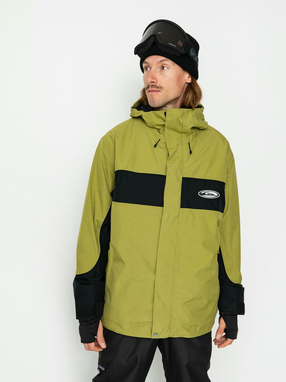 Чоловіча Сноубордична куртка Quiksilver High Altitude Gore-Tex (green olive)