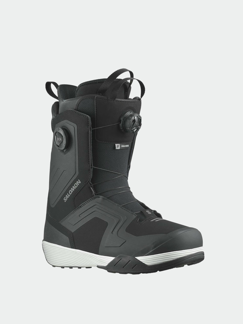 Черевики сноубордичні Salomon Dialogue Dual Boa (black/black/white)