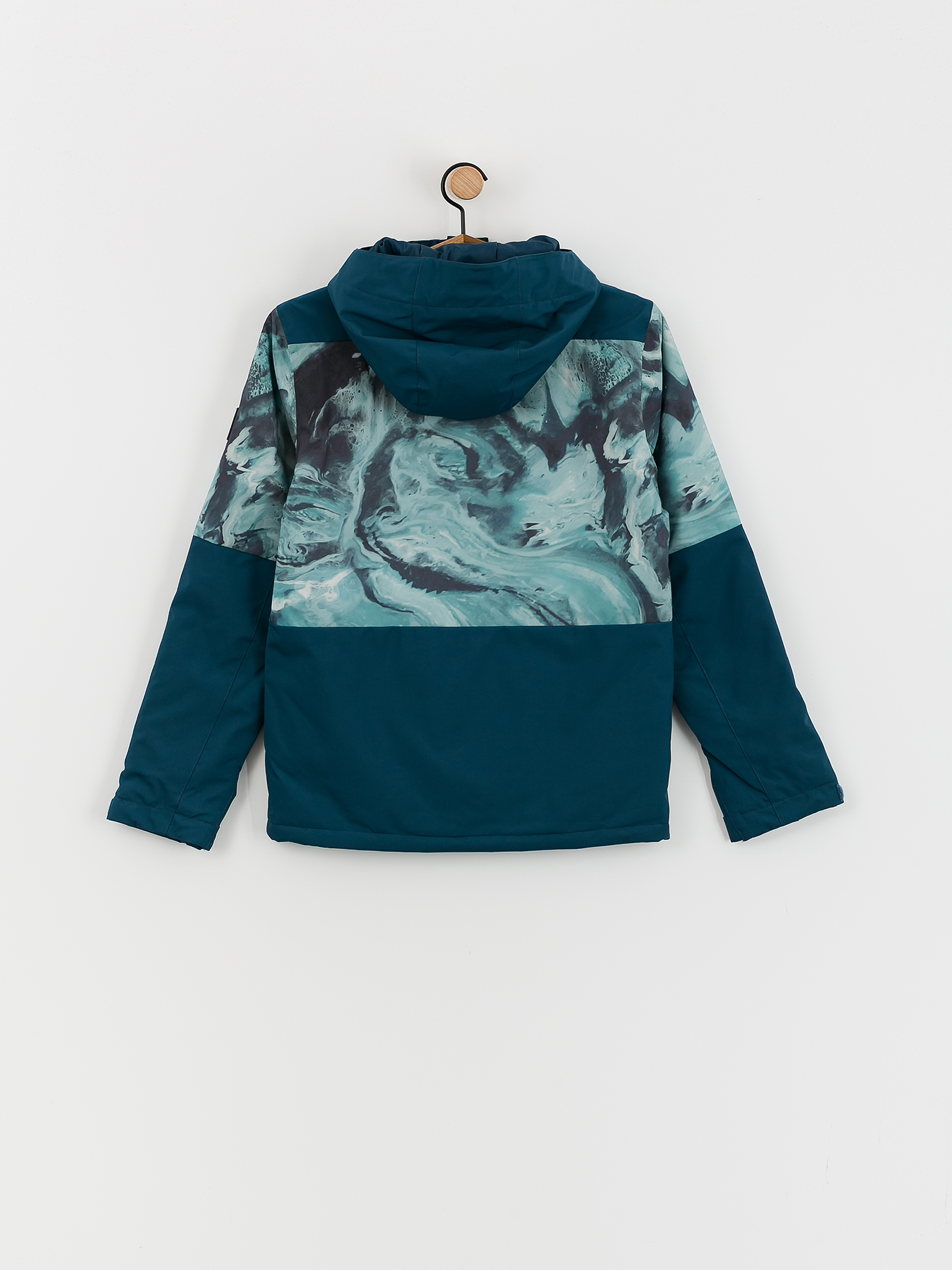 Сноубордична куртка Quiksilver Mission Printed Block JR (resin tint majolica blue)