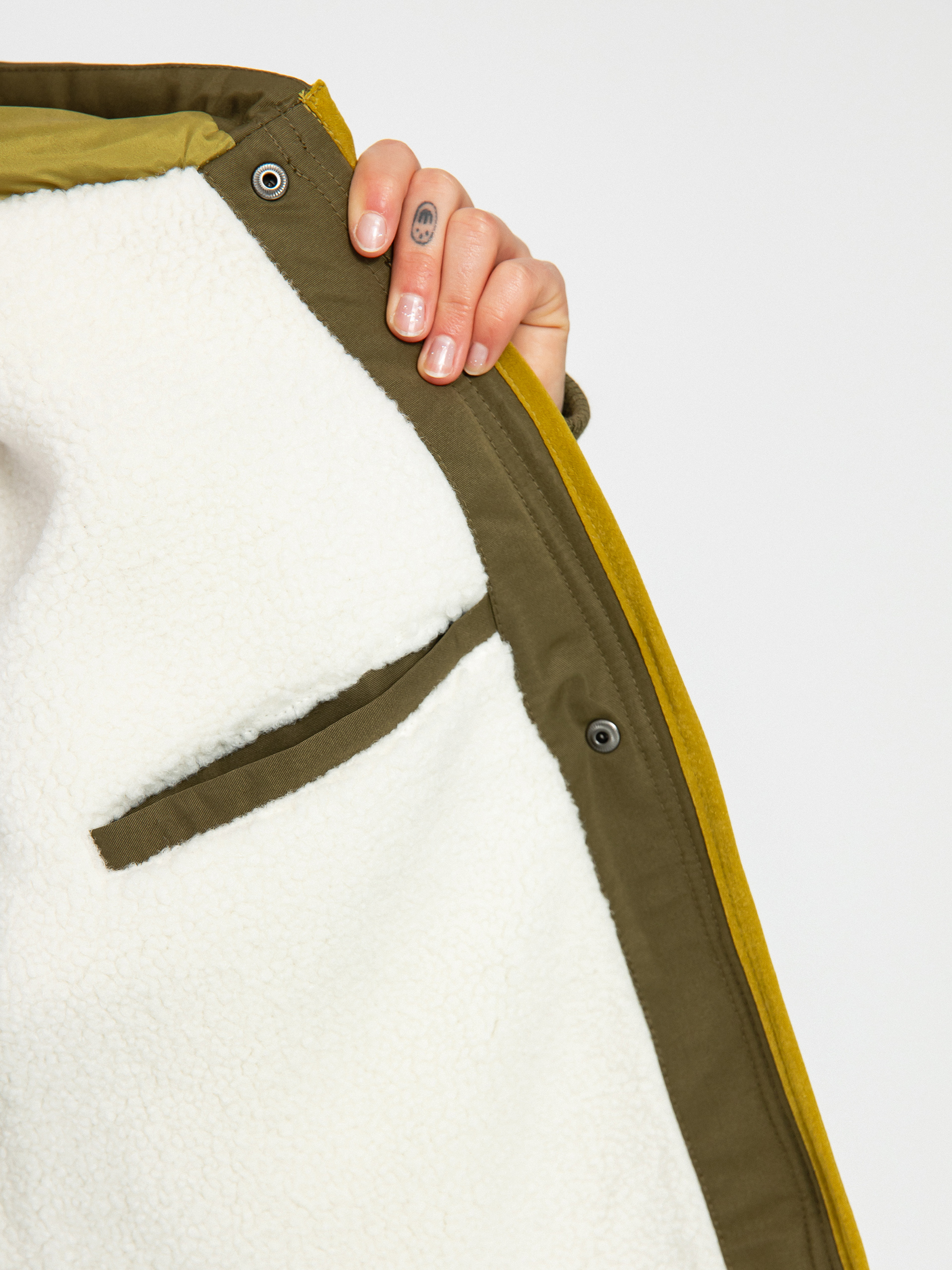 Куртка RVCA Jean Parka Wmn (dark chocolate/dark orange)