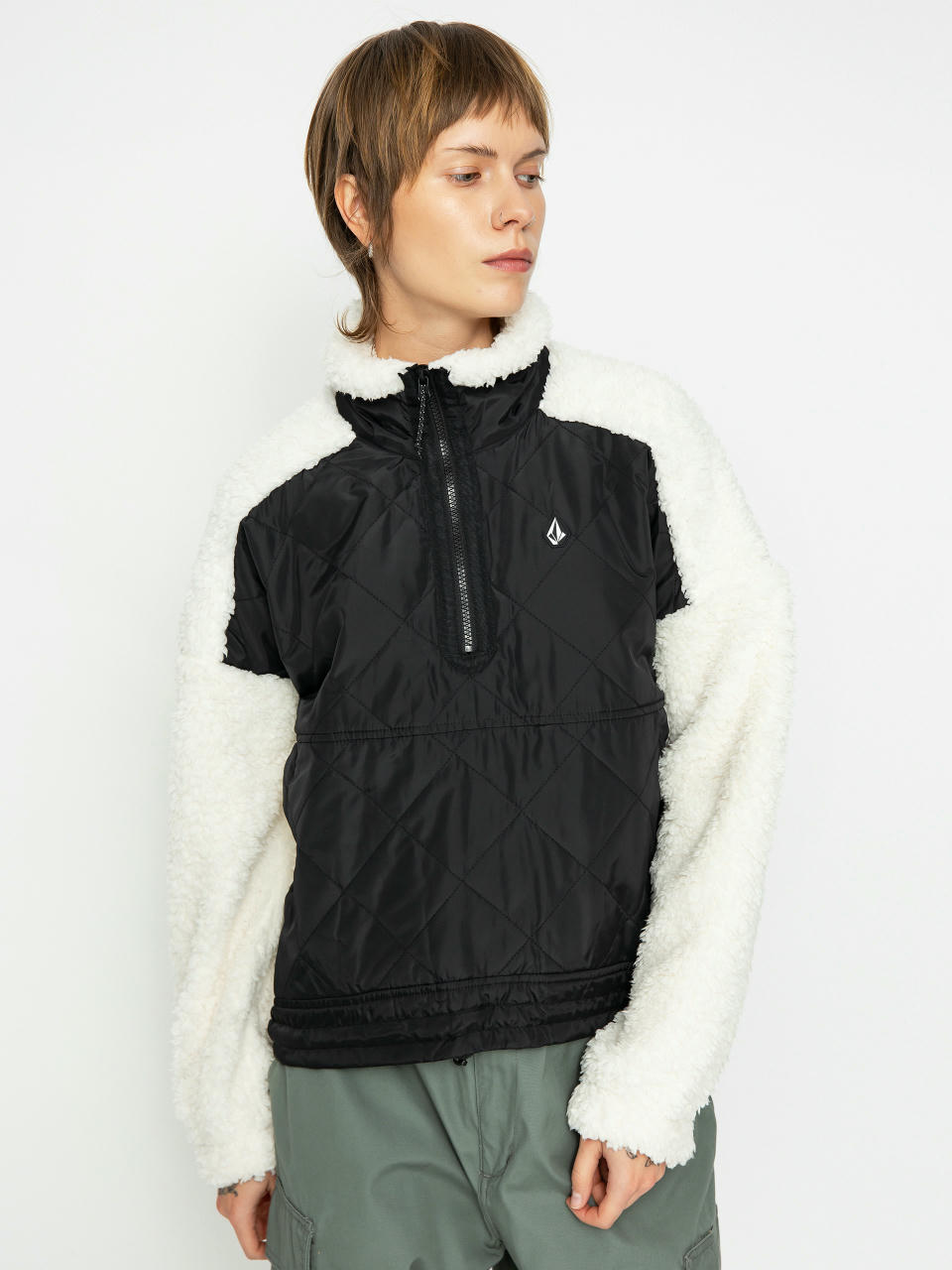 Куртка Volcom snowboardowa Ferron Pullover Wmn (moonbeam)