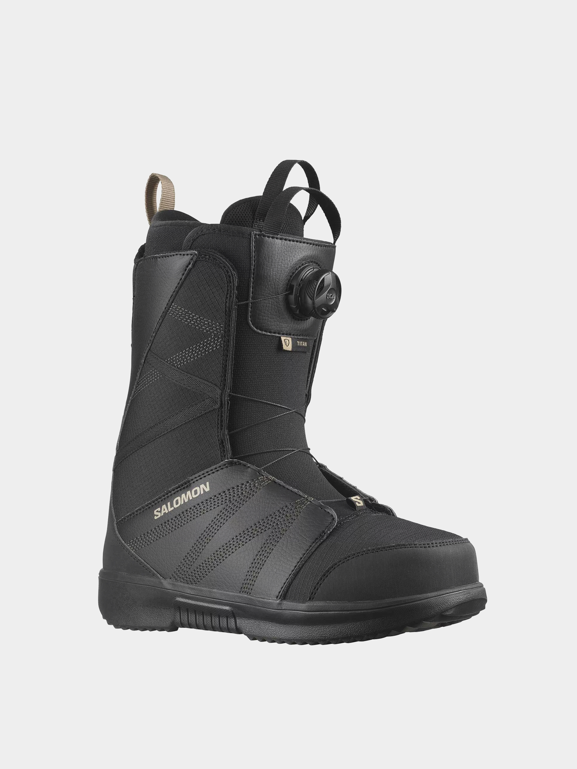 Черевики для сноуборда Salomon Titan Boa (black/black/roasted cashew)