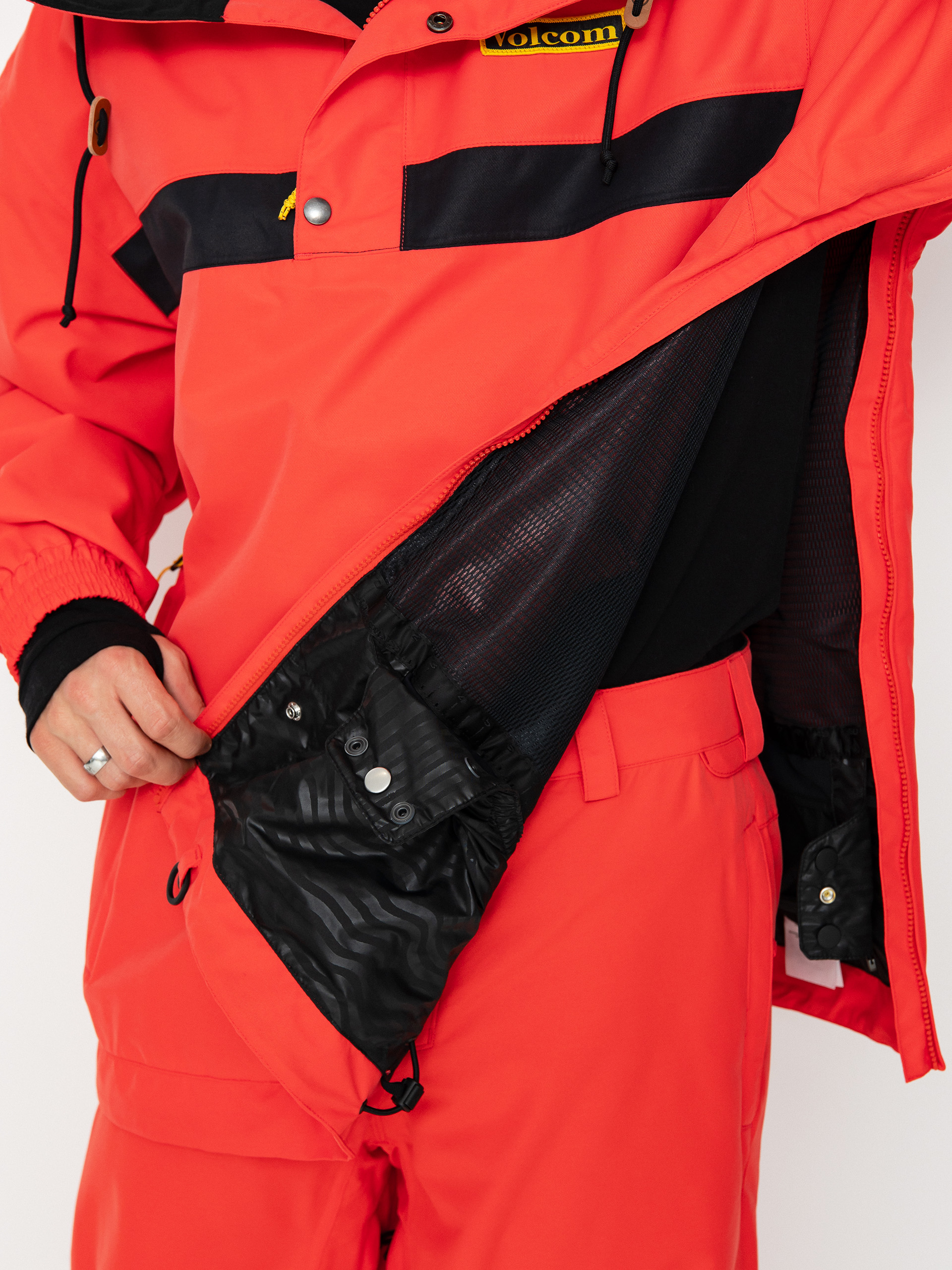 Чоловіча Сноубордична куртка Volcom Longo Pullover (orange)