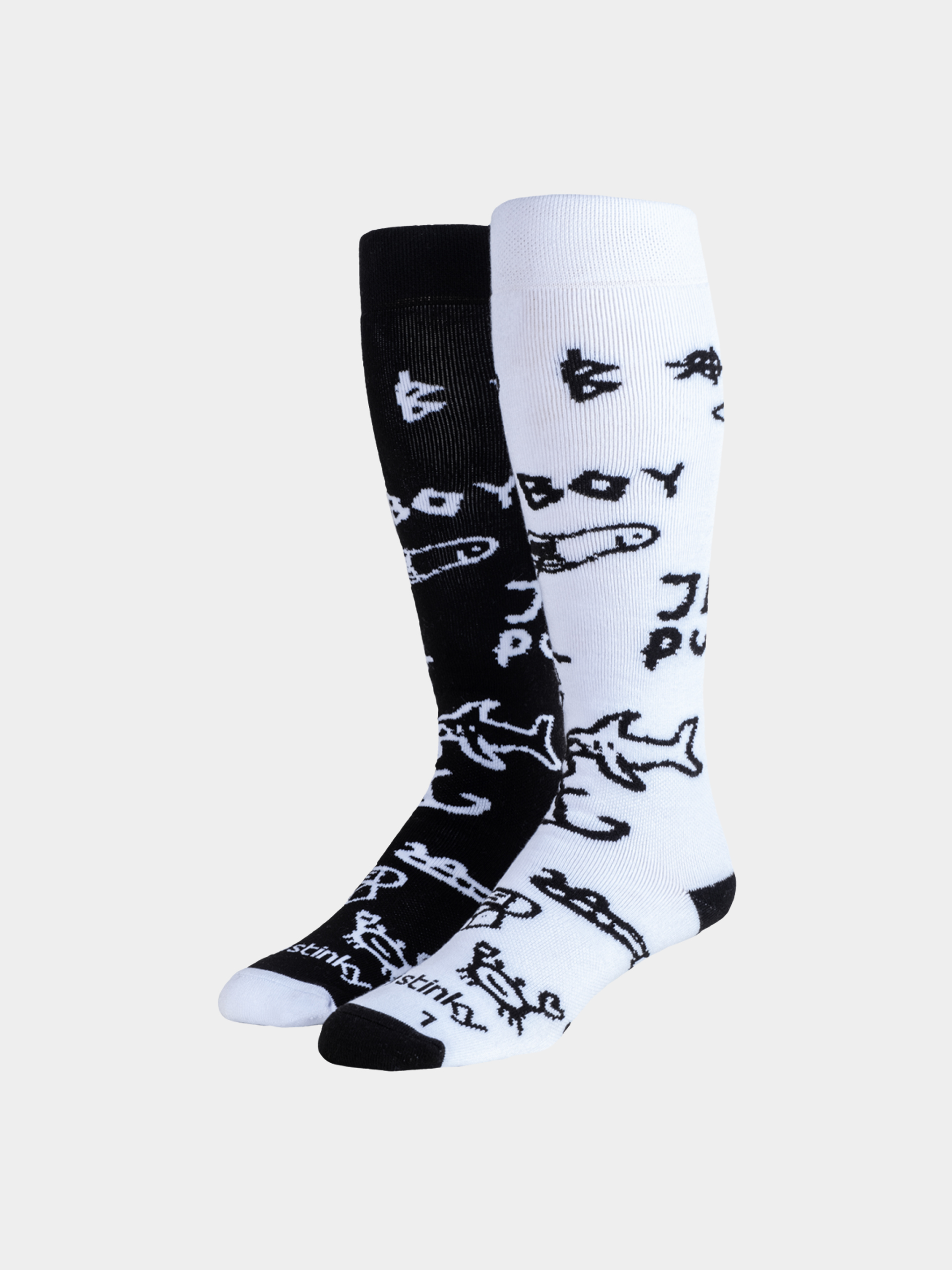 Шкарпетки Stinky Socks Andrew Brewer Bad Boy (black/white)