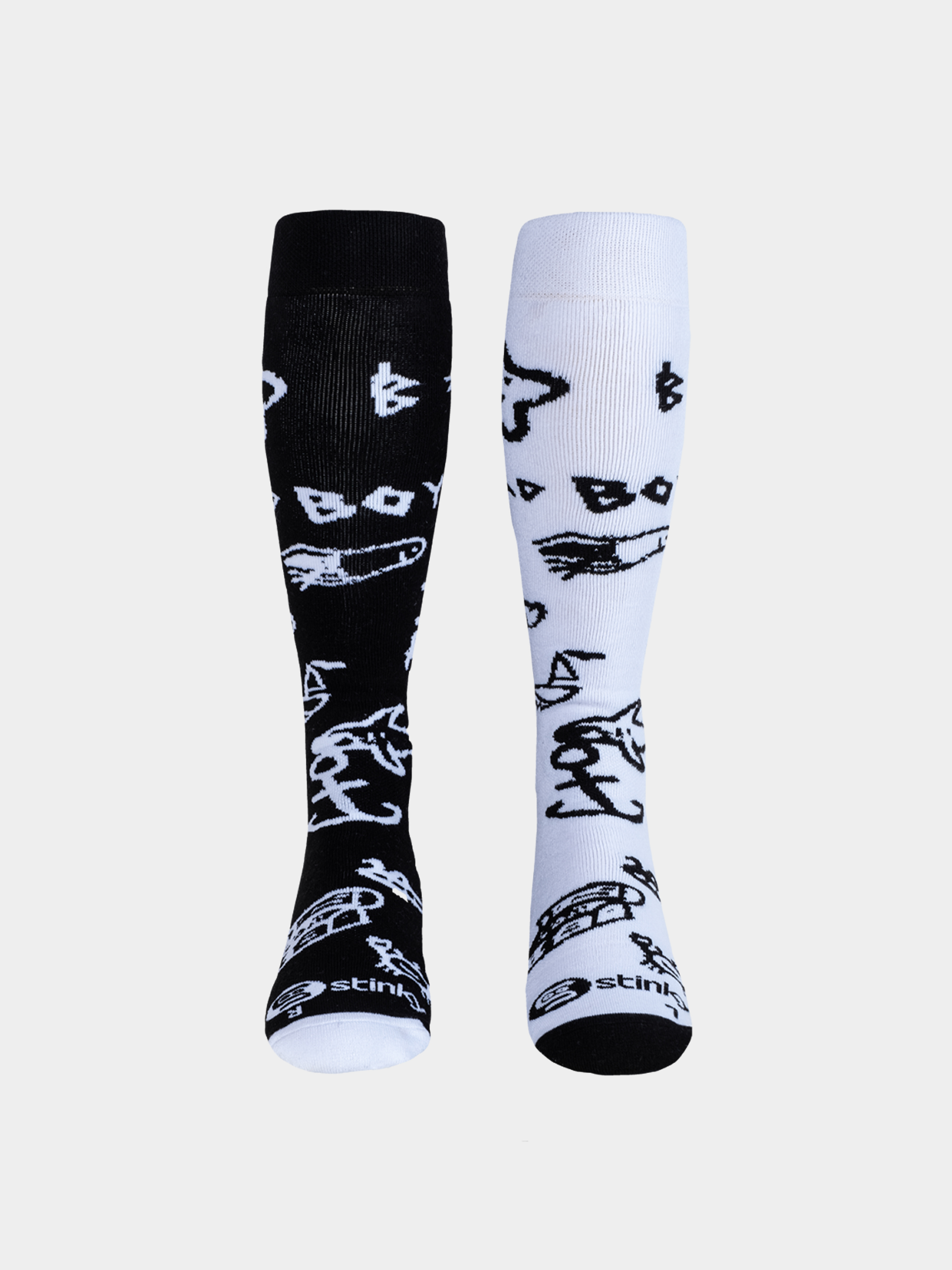 Шкарпетки Stinky Socks Andrew Brewer Bad Boy (black/white)