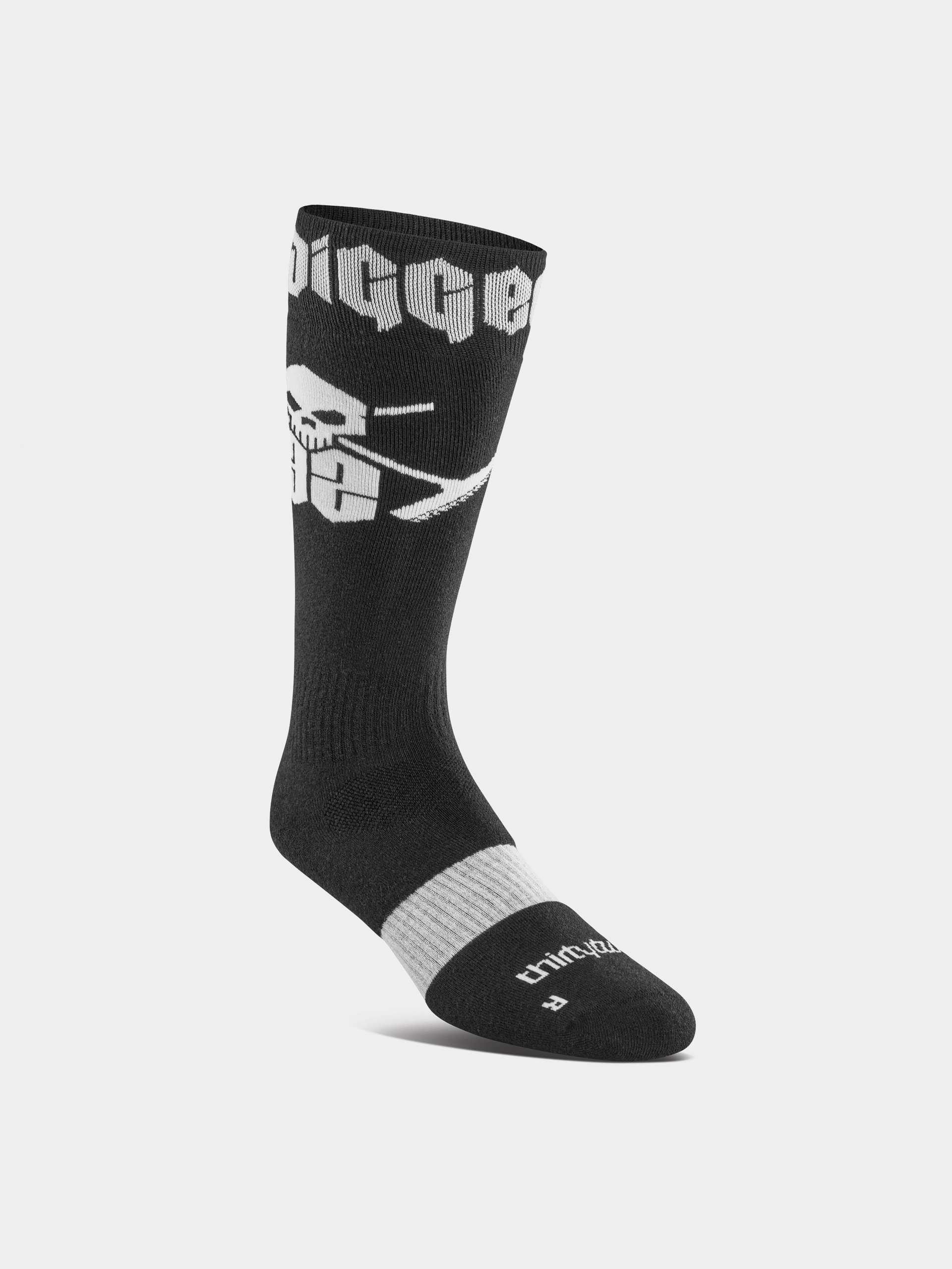 Шкарпетки ThirtyTwo Diggers Merino (black/white)