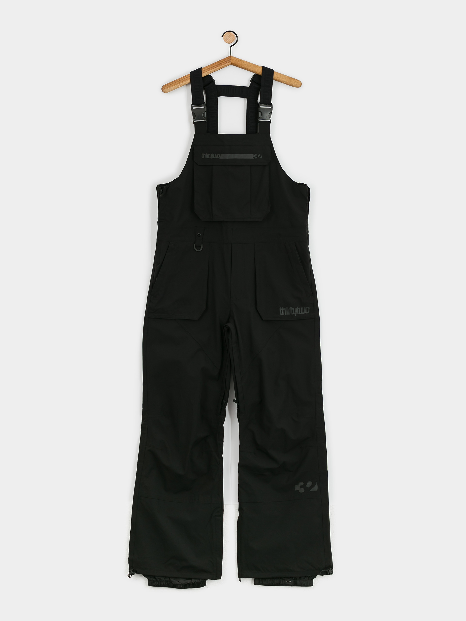 Чоловічі Сноубордичні штани ThirtyTwo Basement Bib (black)