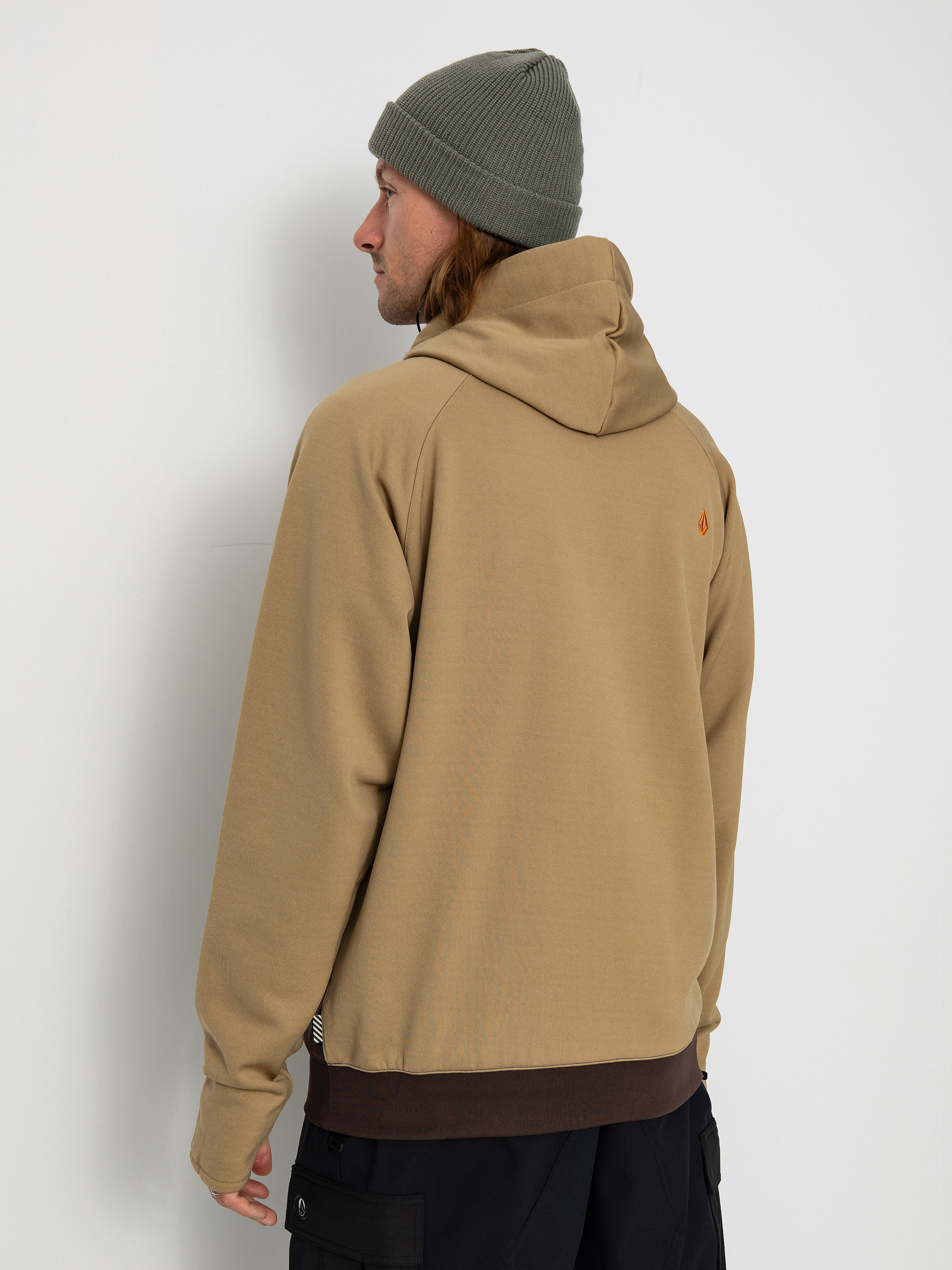 Чоловіча Термосвітшот Volcom Hydro Riding HD (dark khaki)