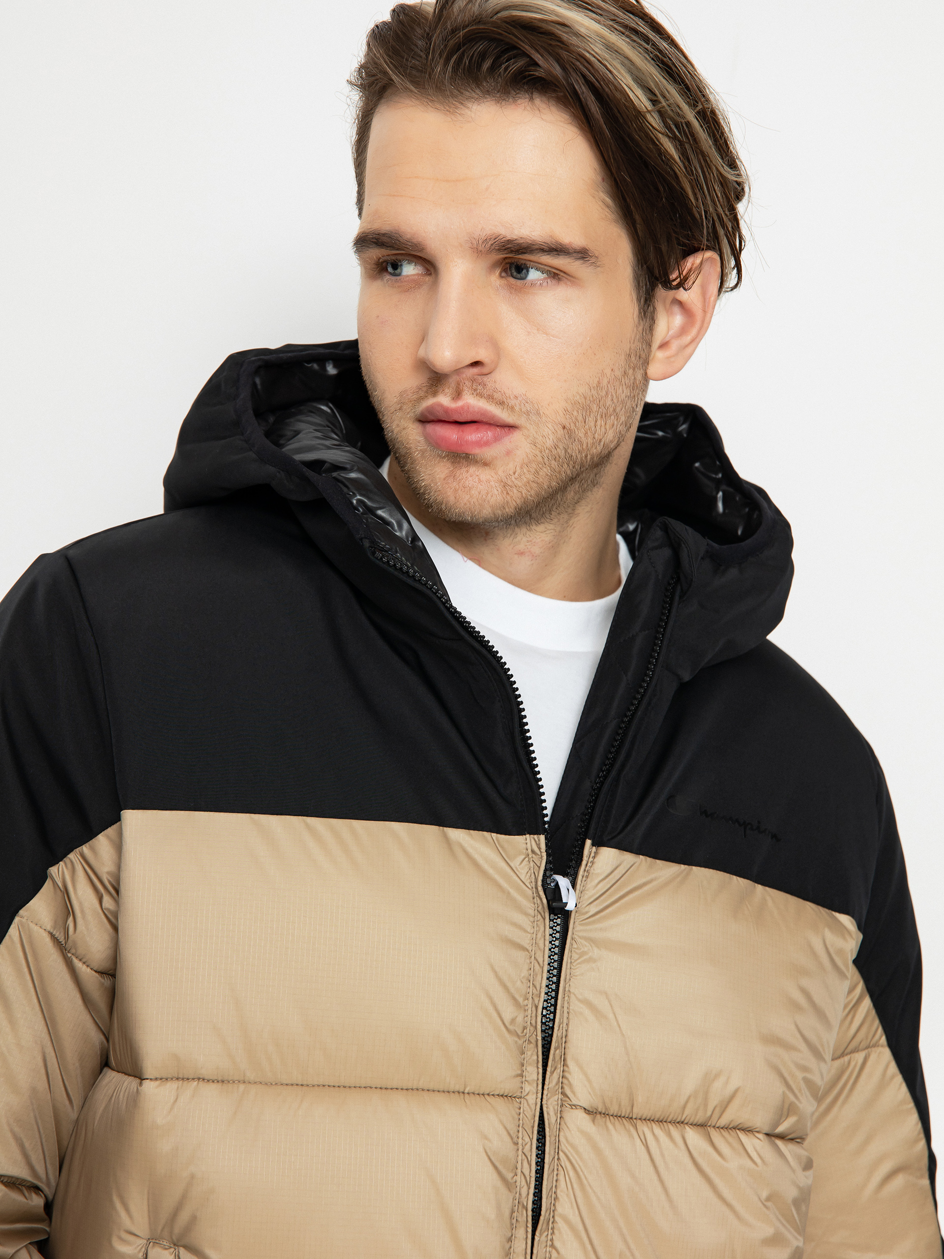 Куртка Champion Legacy Hooded Jacket 219190 (svk/nbk)