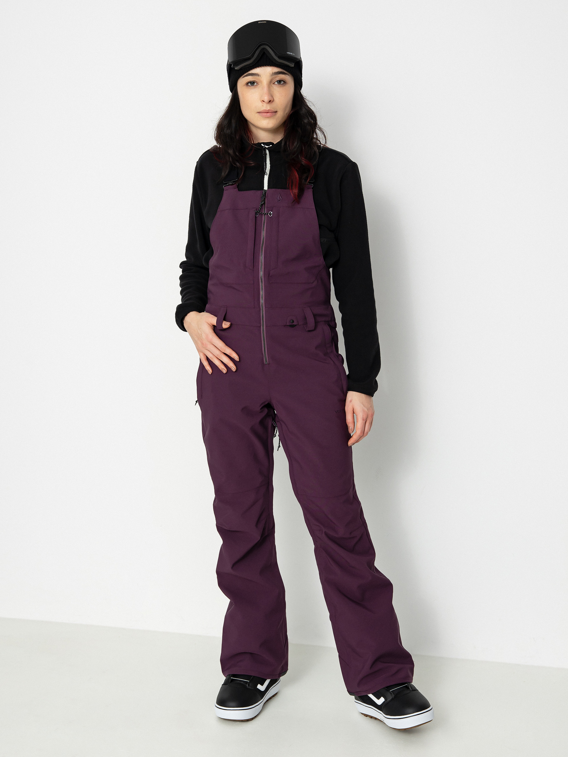 Сноубордичні штани Volcom Swift Bib Overall Wmn (blackberry)