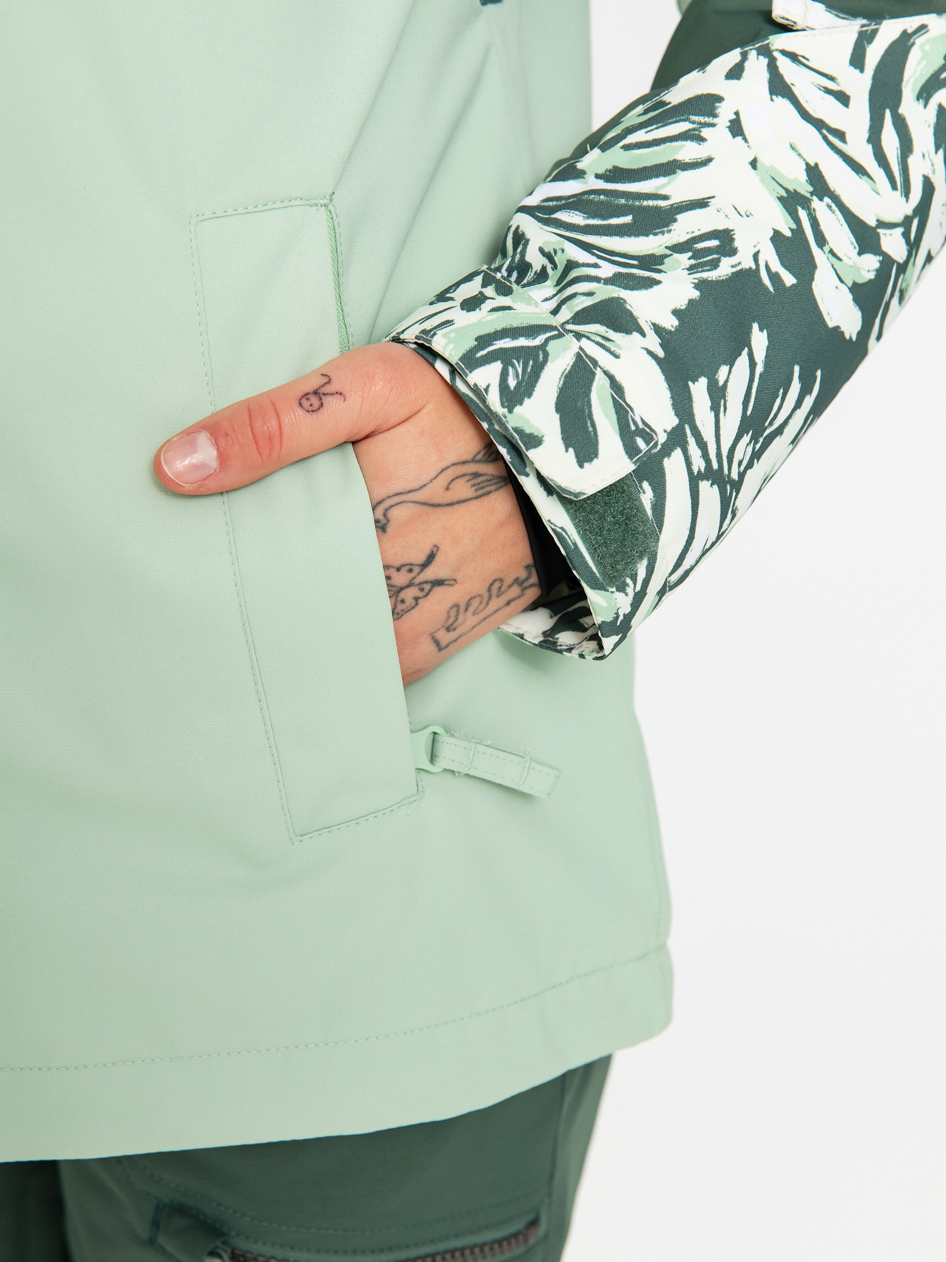 Жіноча Сноубордична куртка Roxy Jetty Block (dark forest wild)