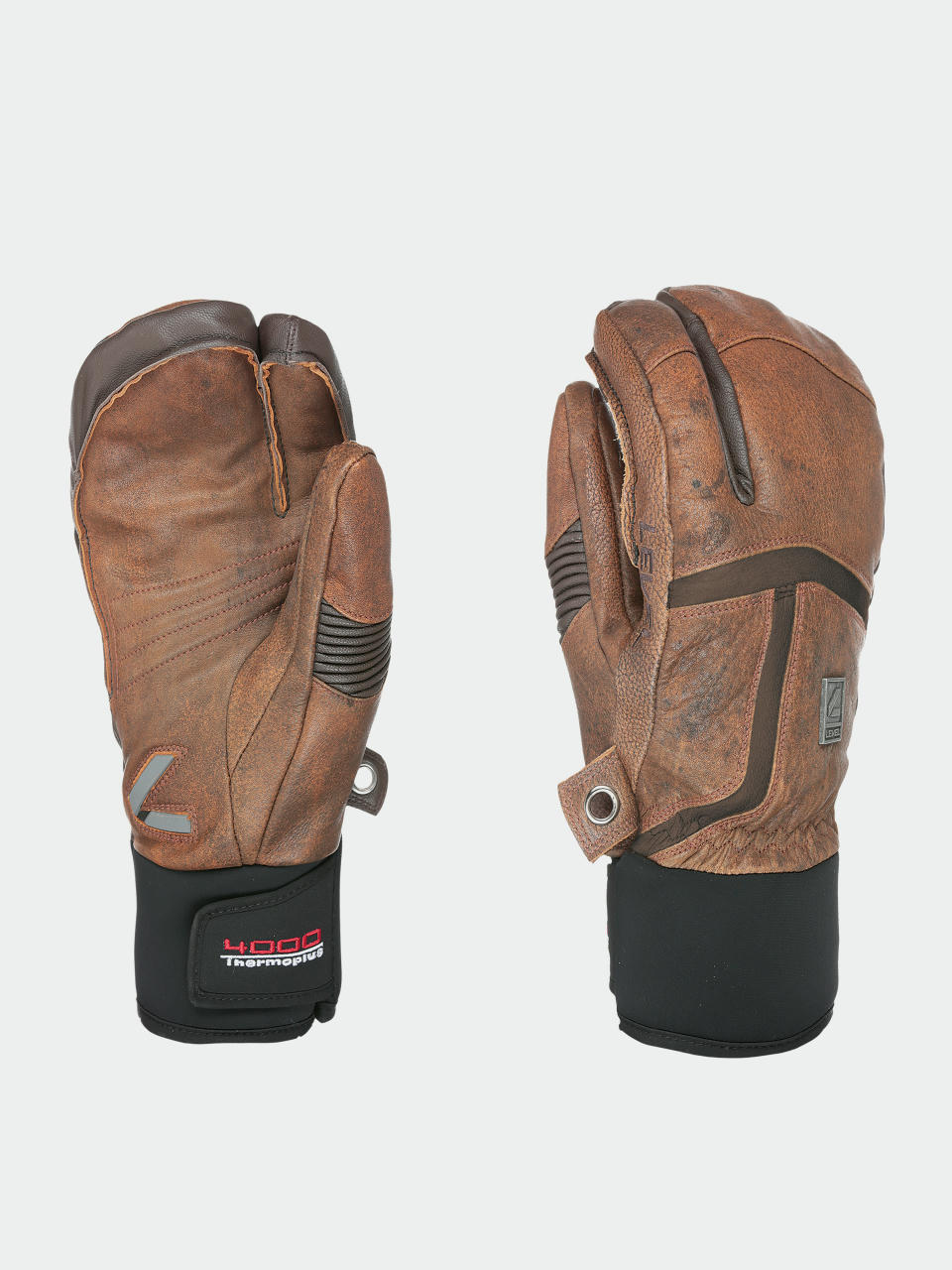 Рукавиці Level Off Piste Leather Trigger (leather brown)