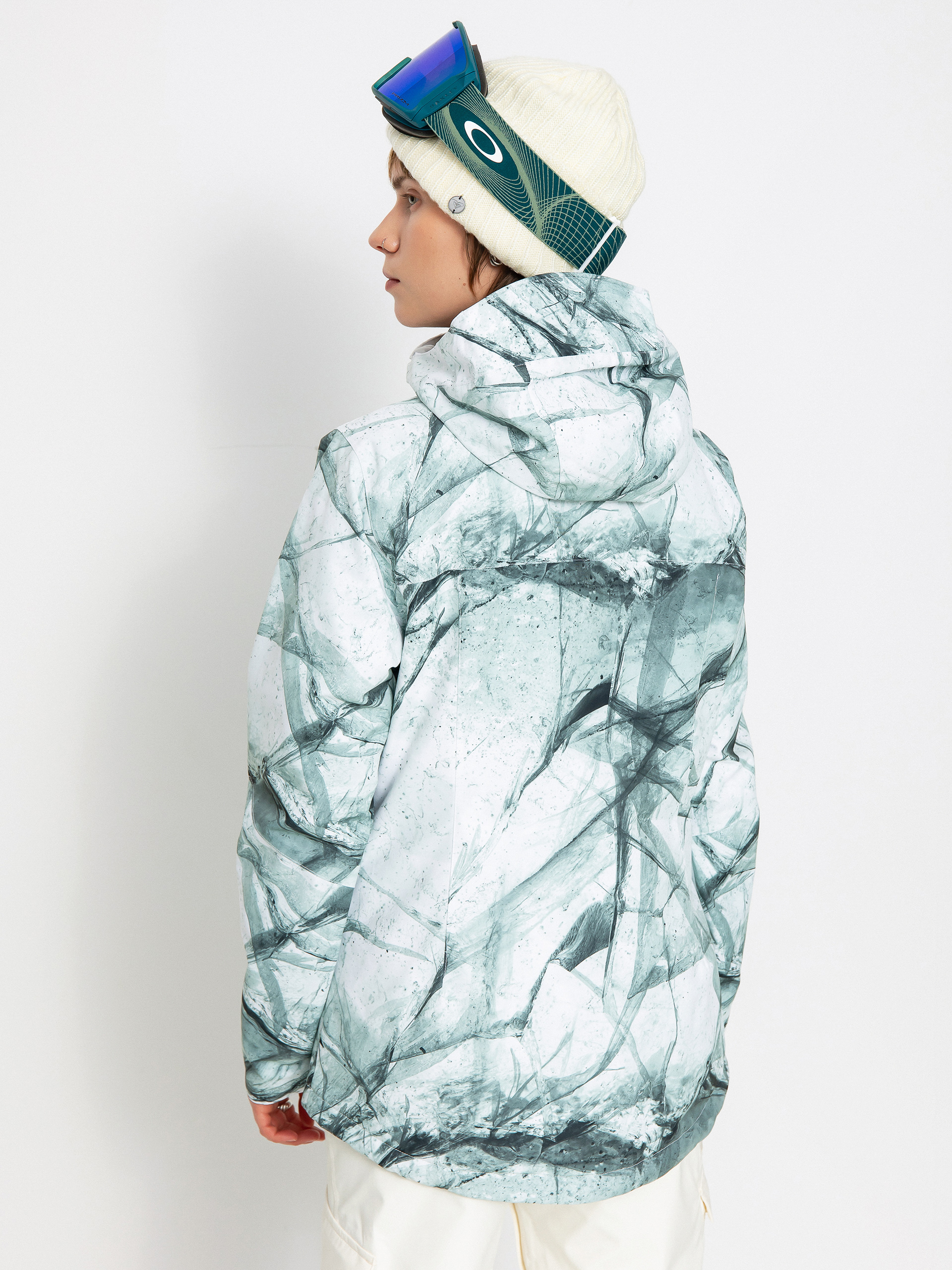 Жіноча Сноубордична куртка Volcom Bolt Ins (white ice)