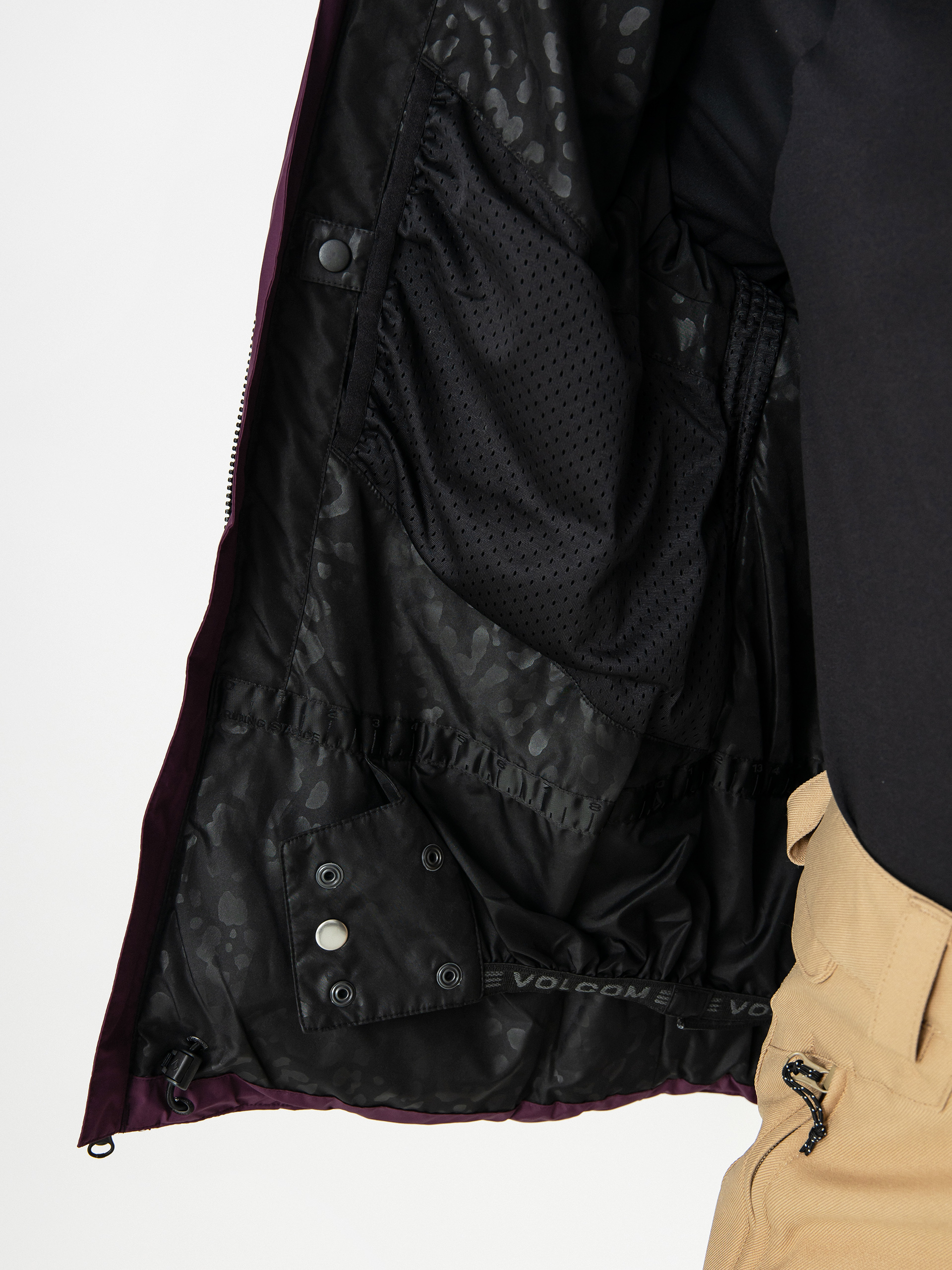 Жіноча Сноубордична куртка Volcom Puffleup (blackberry)