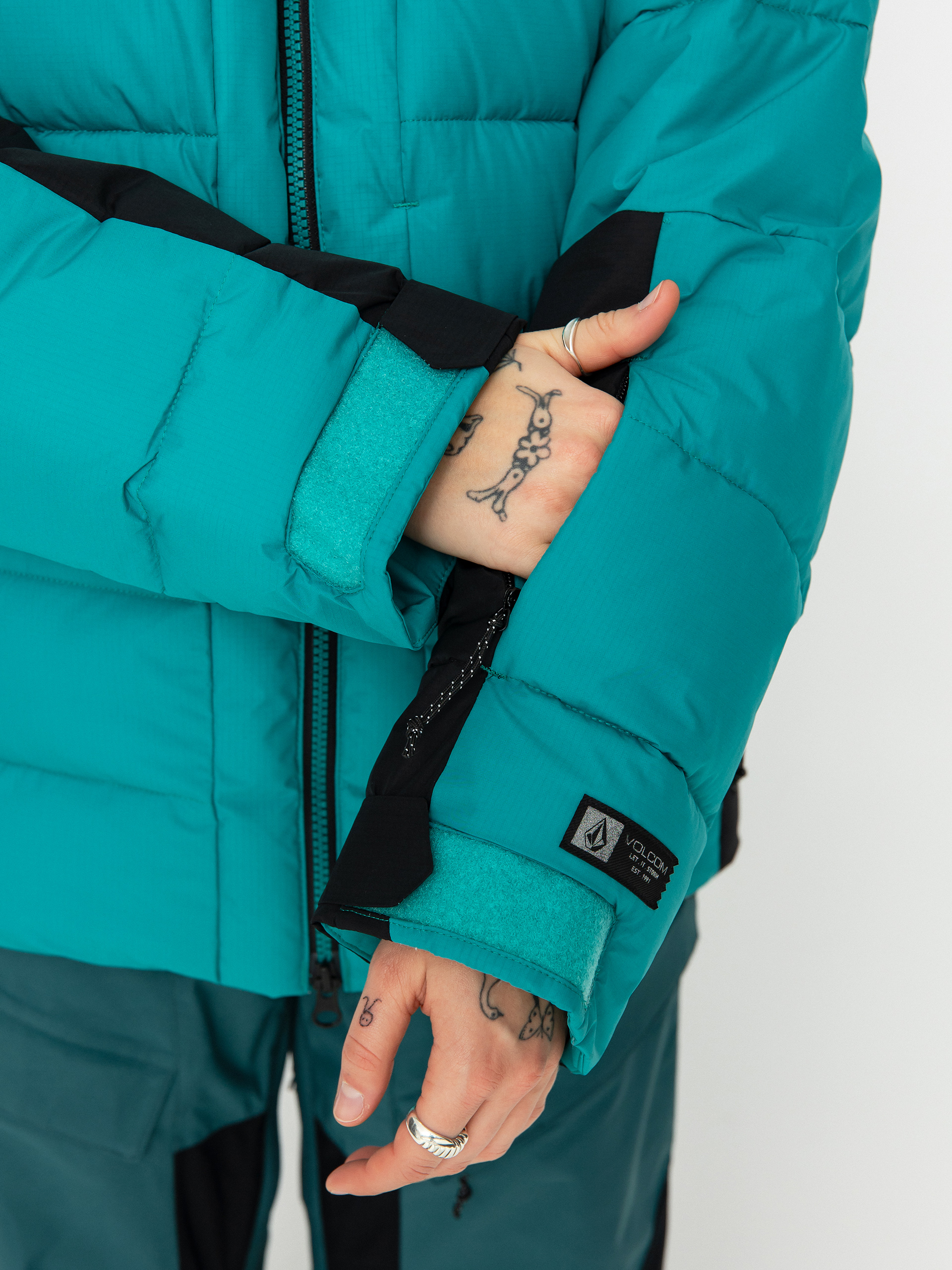 Жіноча Сноубордична куртка Volcom Puffleup (vibrant green)