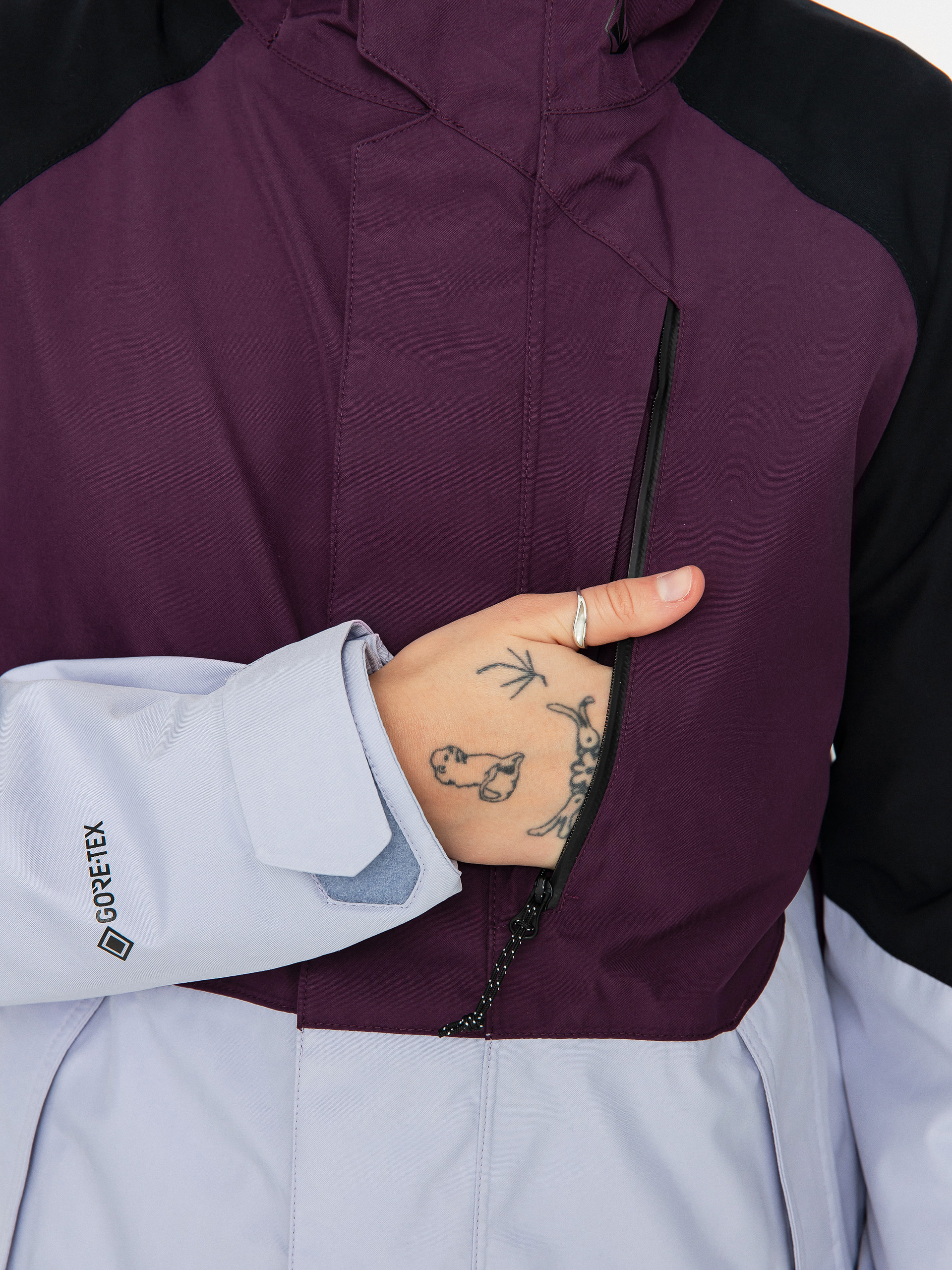 Жіноча Куртка для сноуборду Volcom V.Co Aris Gore Tex (blackberry)