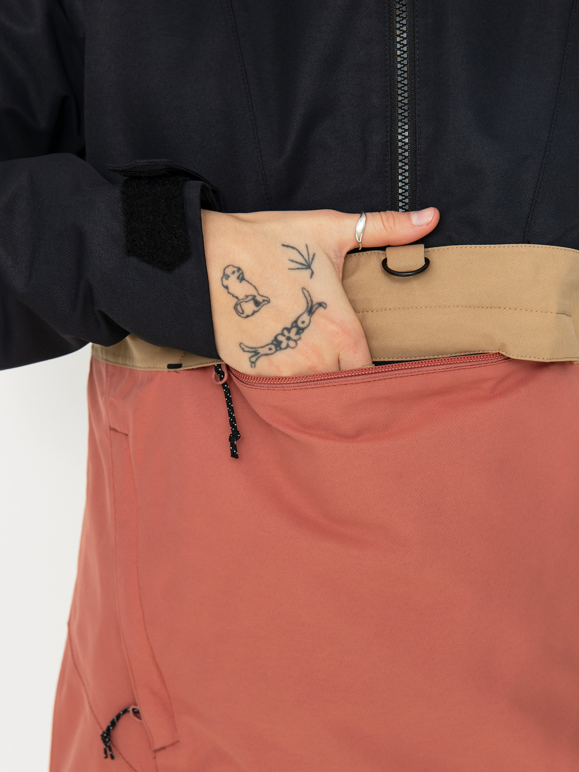 Жіноча Сноубордична куртка Volcom Ashfield Pullover (earth pink)