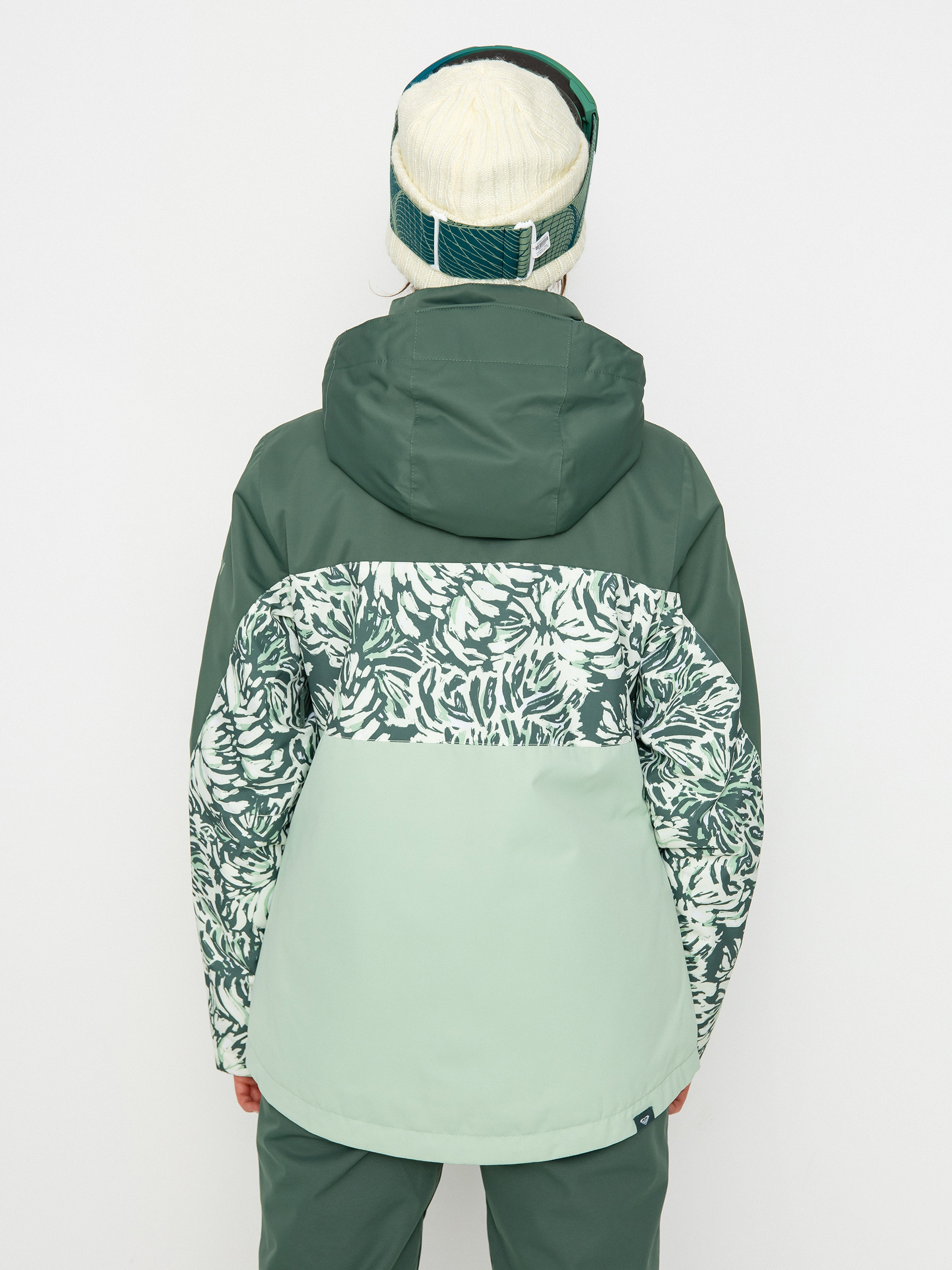 Жіноча Сноубордична куртка Roxy Jetty Block (dark forest wild)