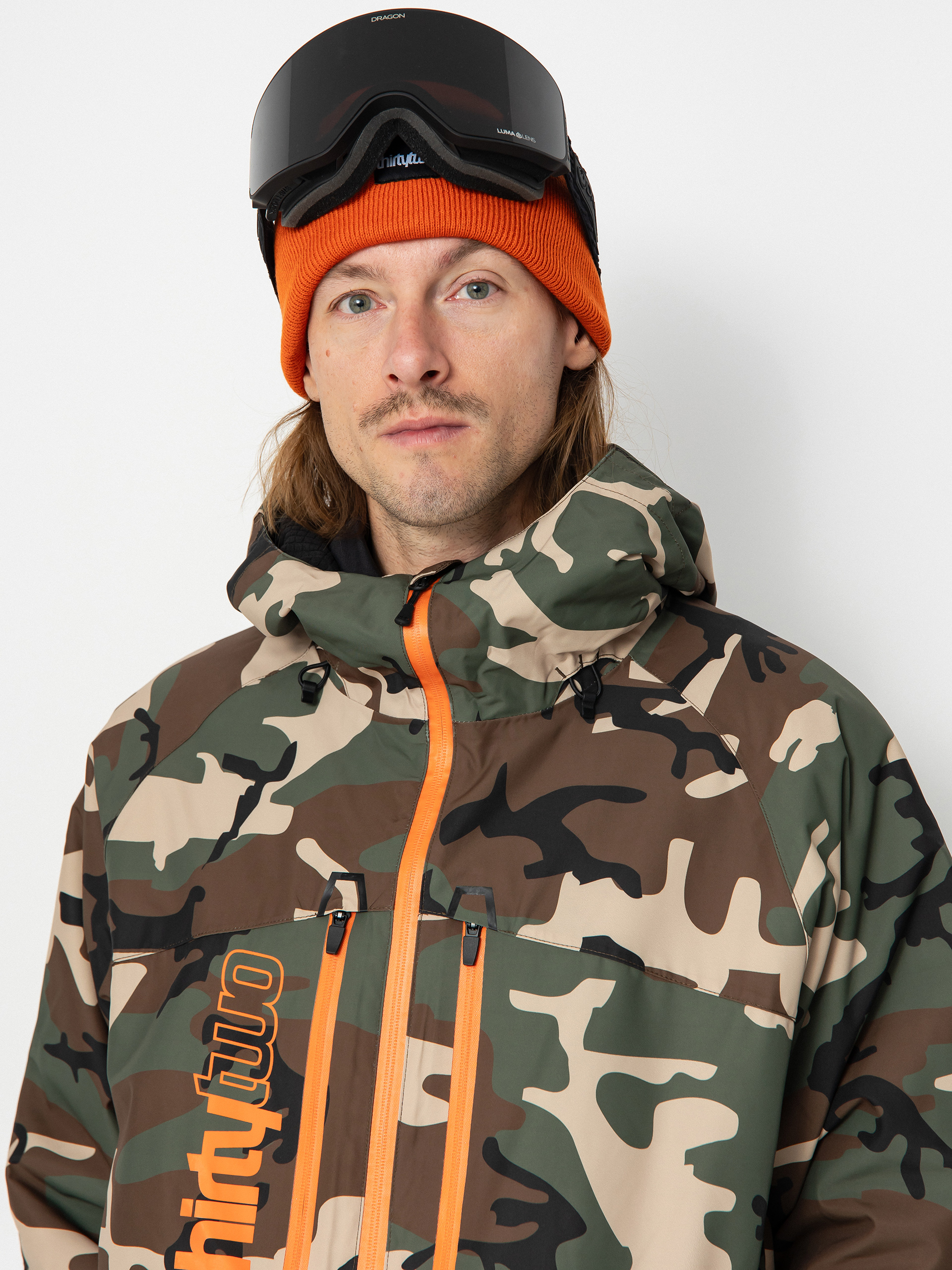Чоловіча Куртка для сноуборду ThirtyTwo Lashed Insulated (black/camo)