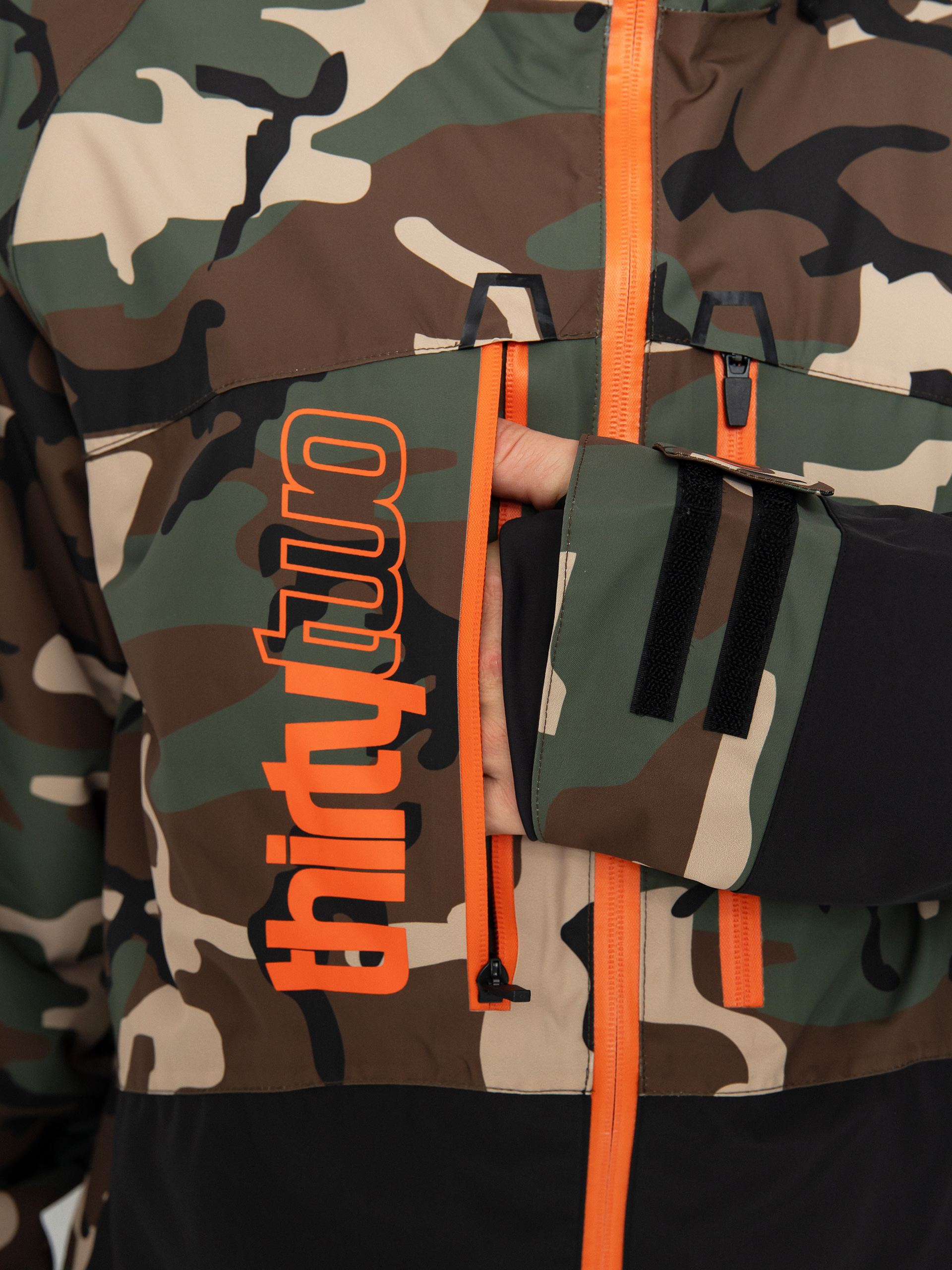 Чоловіча Куртка для сноуборду ThirtyTwo Lashed Insulated (black/camo)