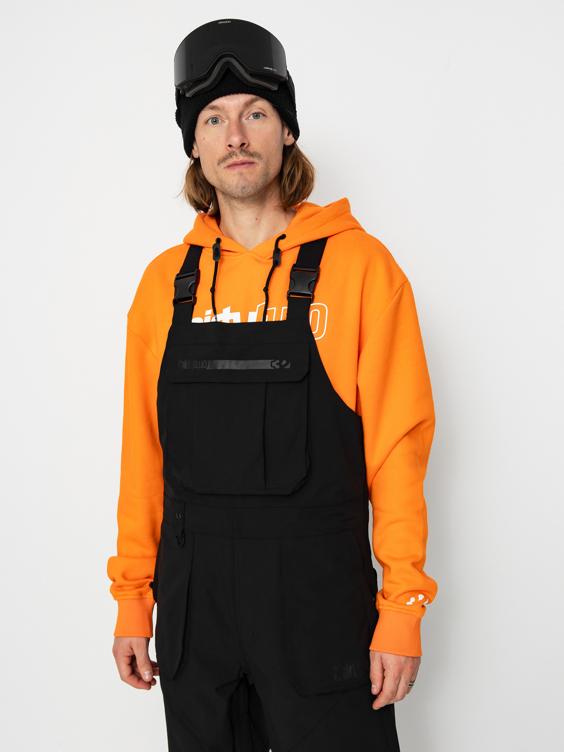 Чоловічі Сноубордичні штани ThirtyTwo Basement Bib (black)
