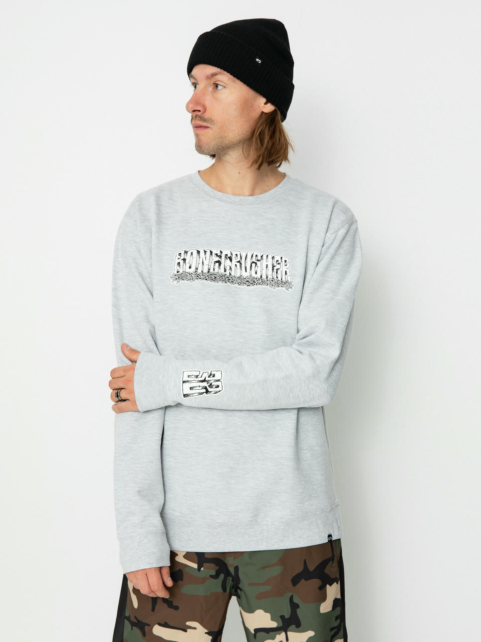 Світшот ThirtyTwo Bonecrusher Crew (grey/heather)