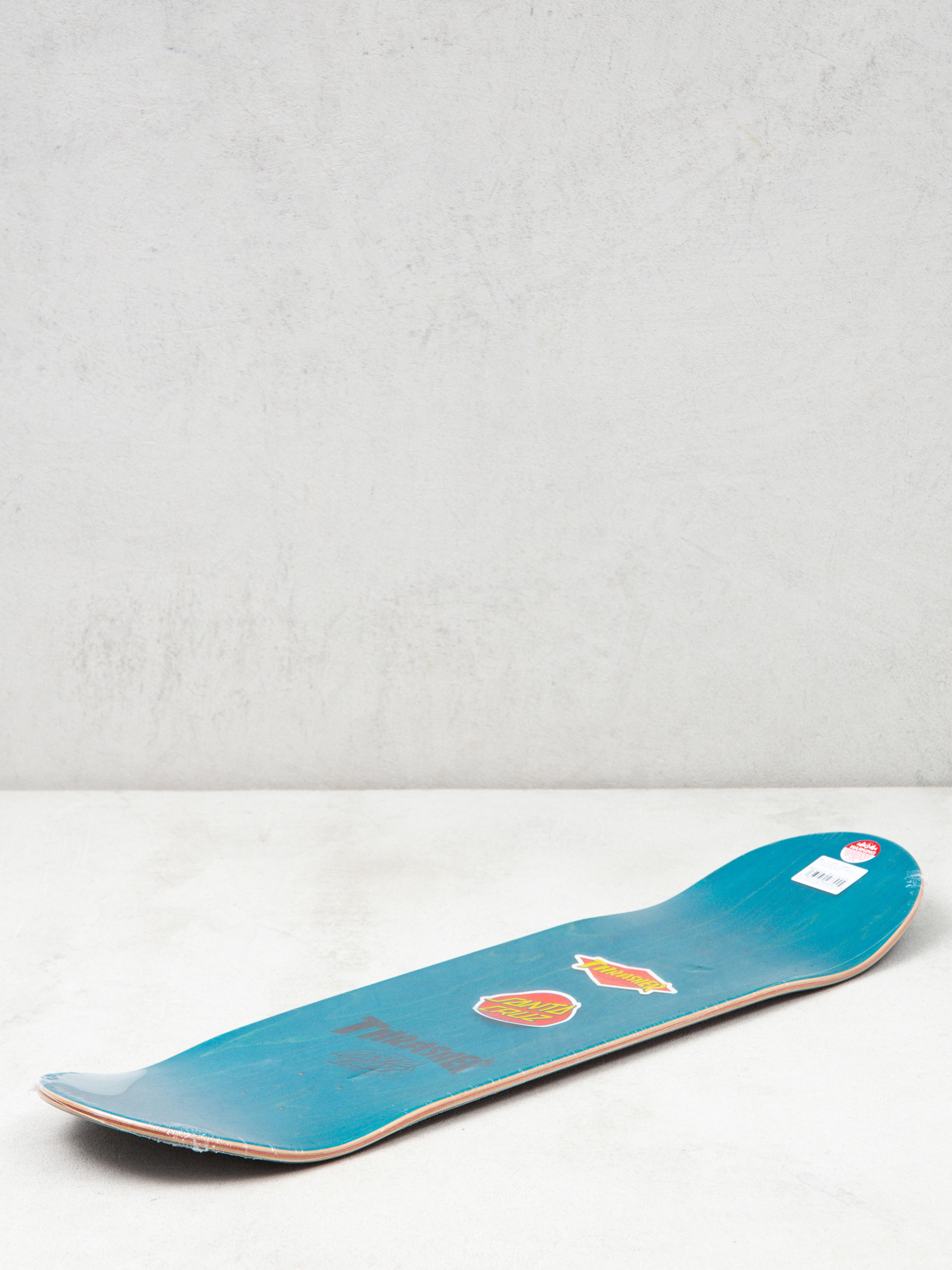 Декa Santa Cruz X Thrasher Screaming Flame Logo (black)