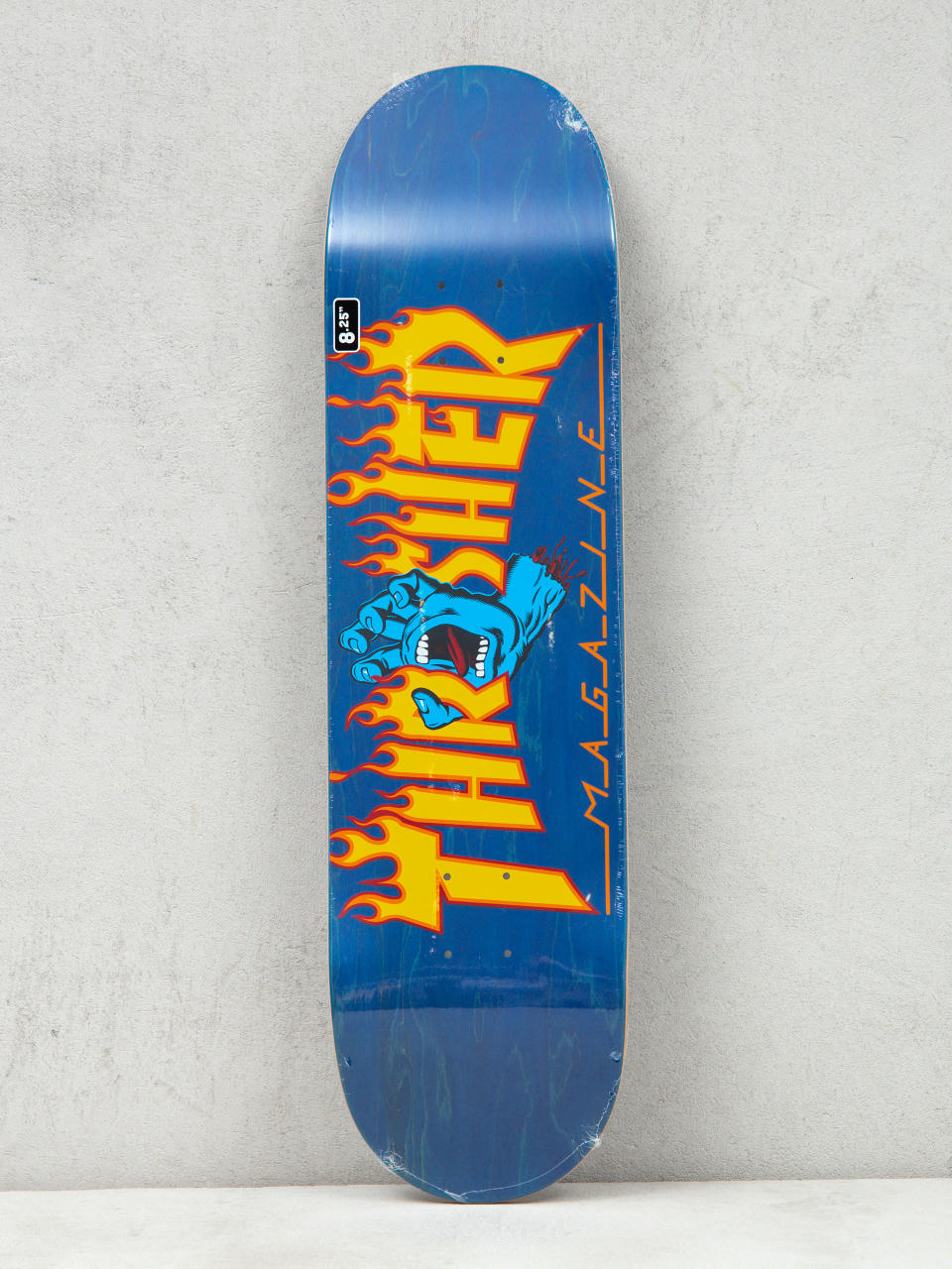 Декa Santa Cruz X Thrasher Screaming Flame Logo (navy)